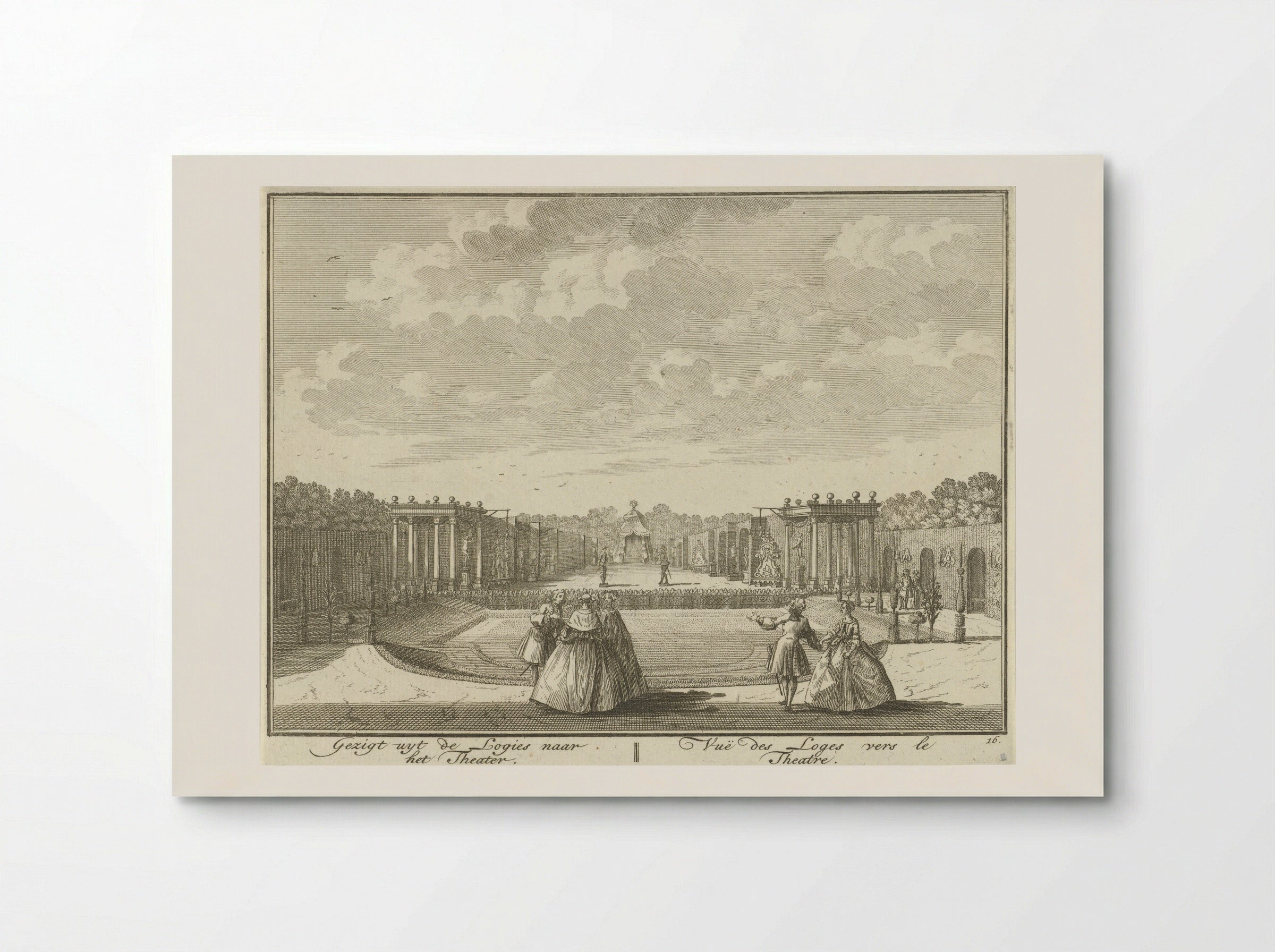 Openluchttheater in de tuin van Huis ter Meer te Maarssen - Hendrik de Leth - Poster