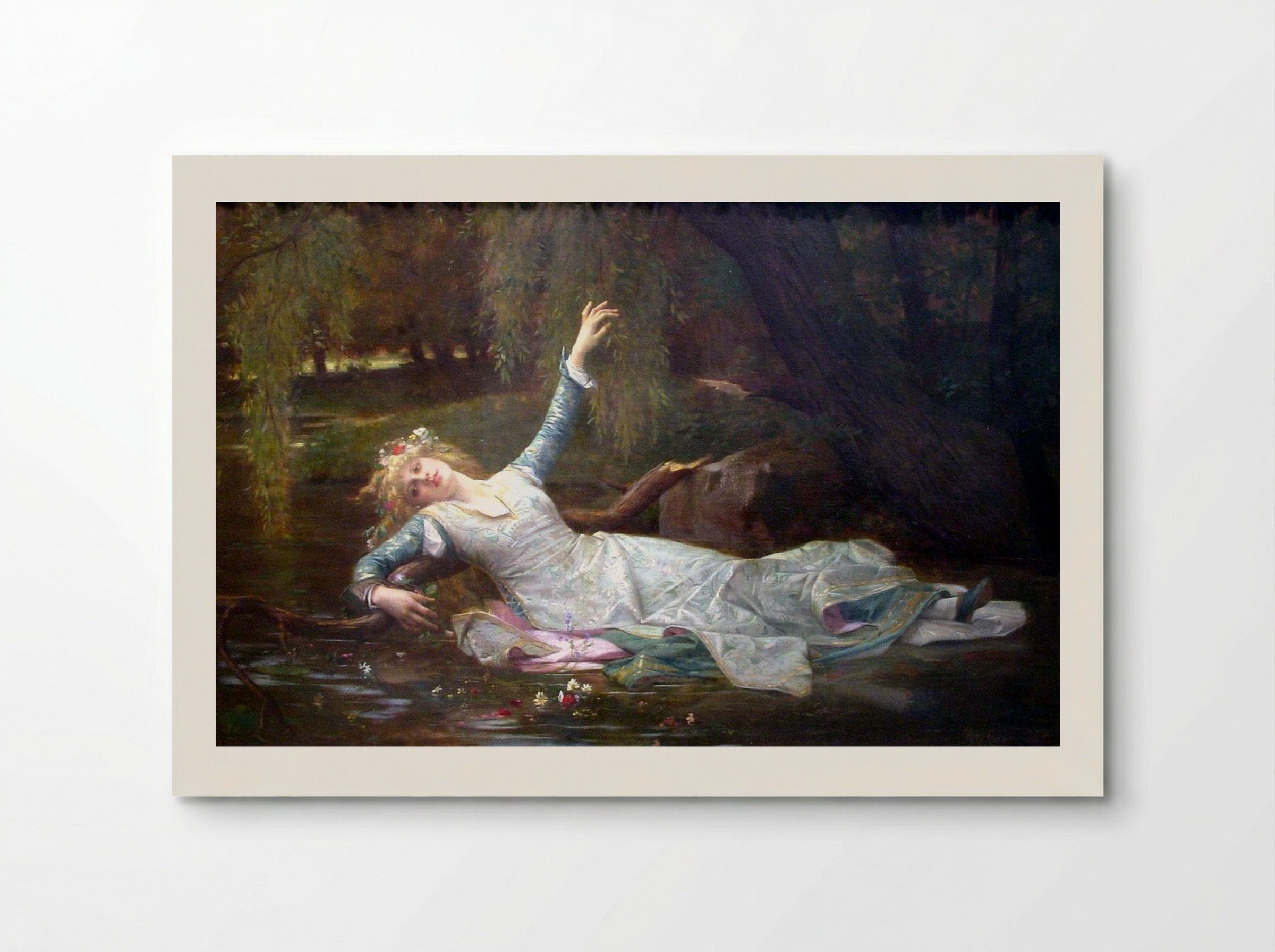Ophelia - Alexandre Cabanel - Poster