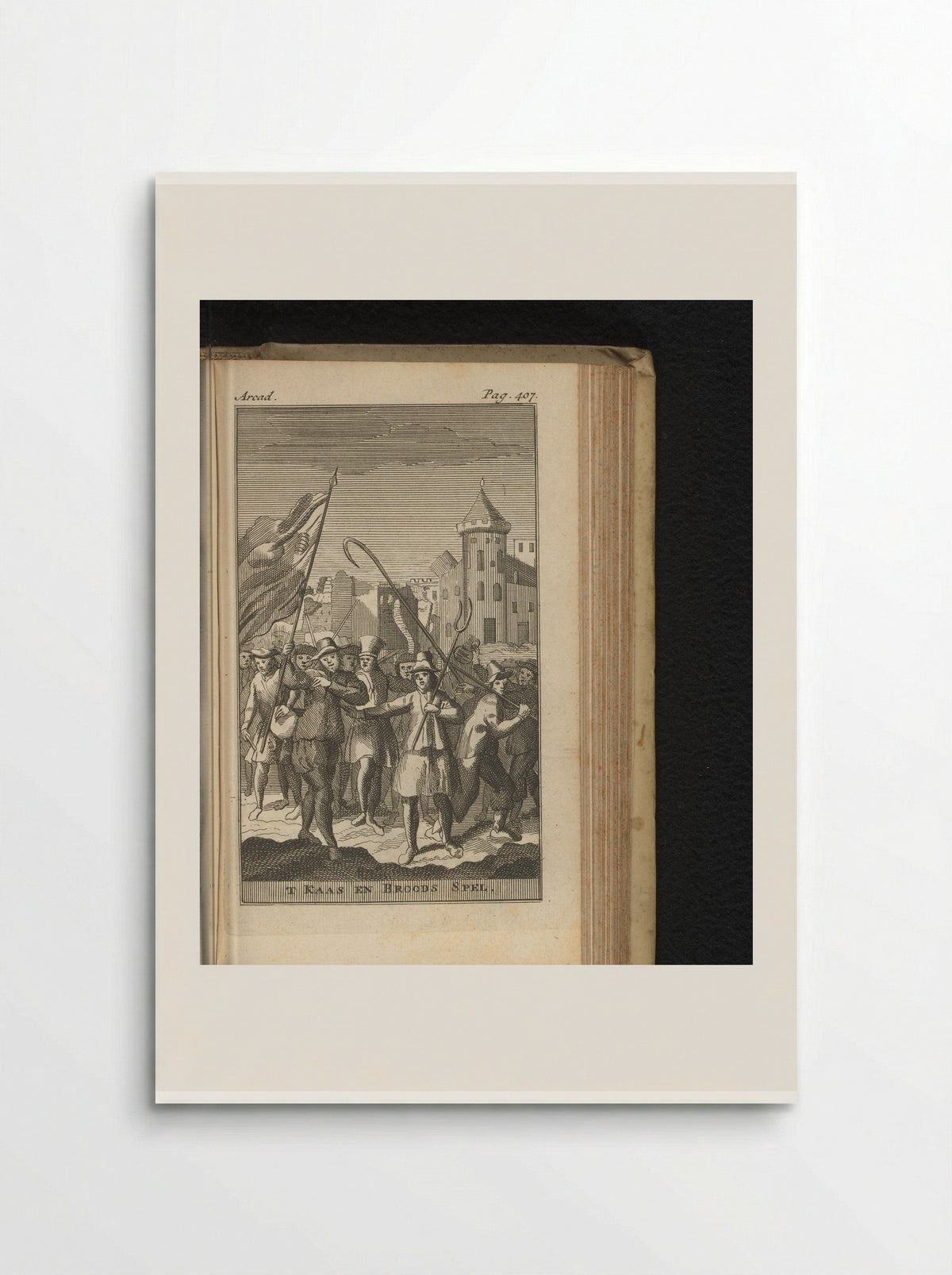 Opstand van het Kaas- en Broodvolk, 1492 - Pieter van den Berge - Poster