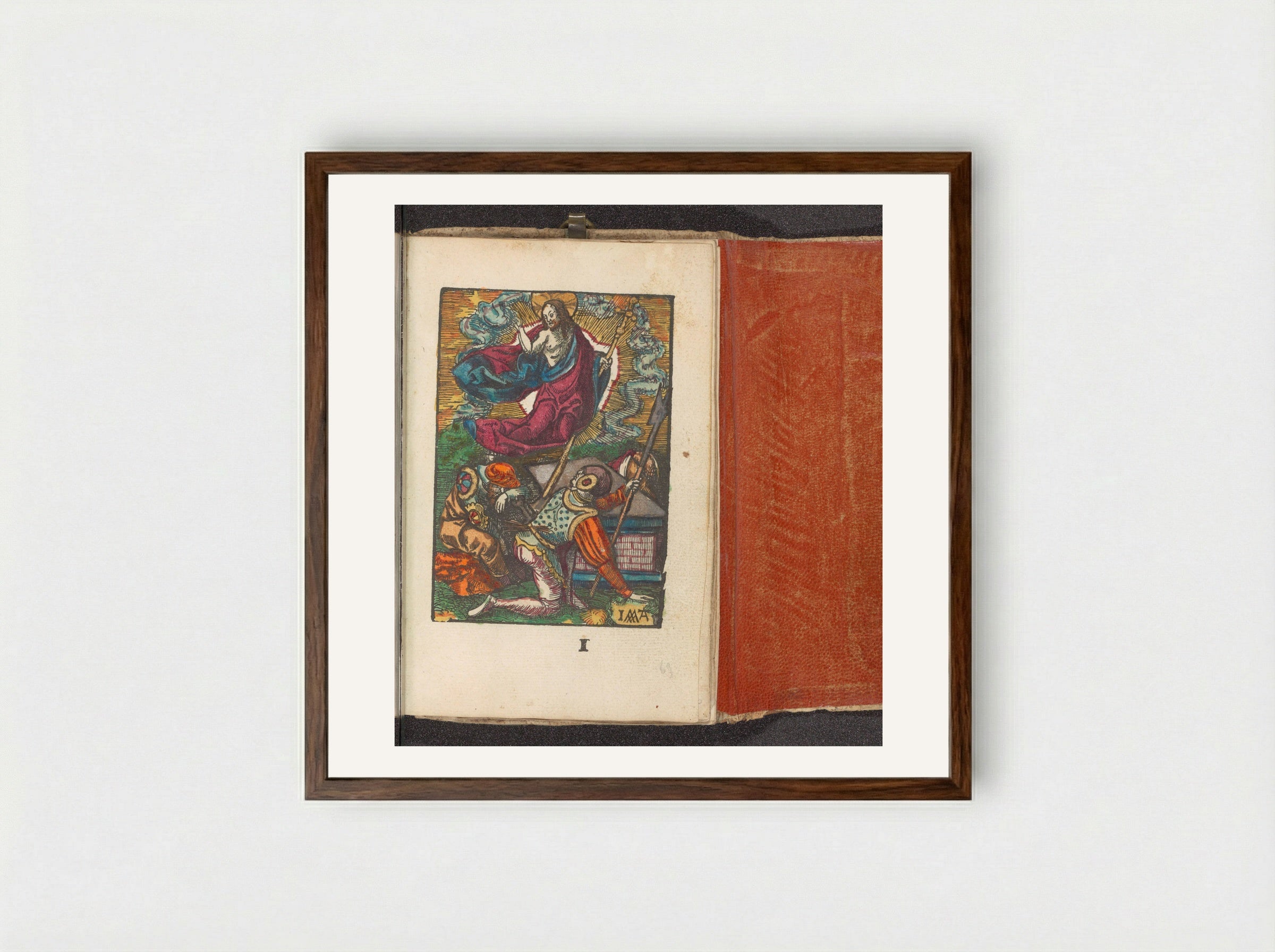 Opstanding - Doen Pietersz. - Framed Print Dark Wood