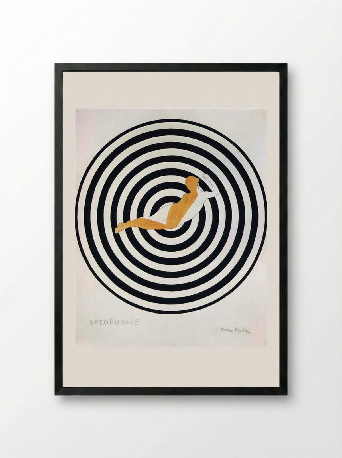 Optophone I - Francis Picabia - Framed Print Black