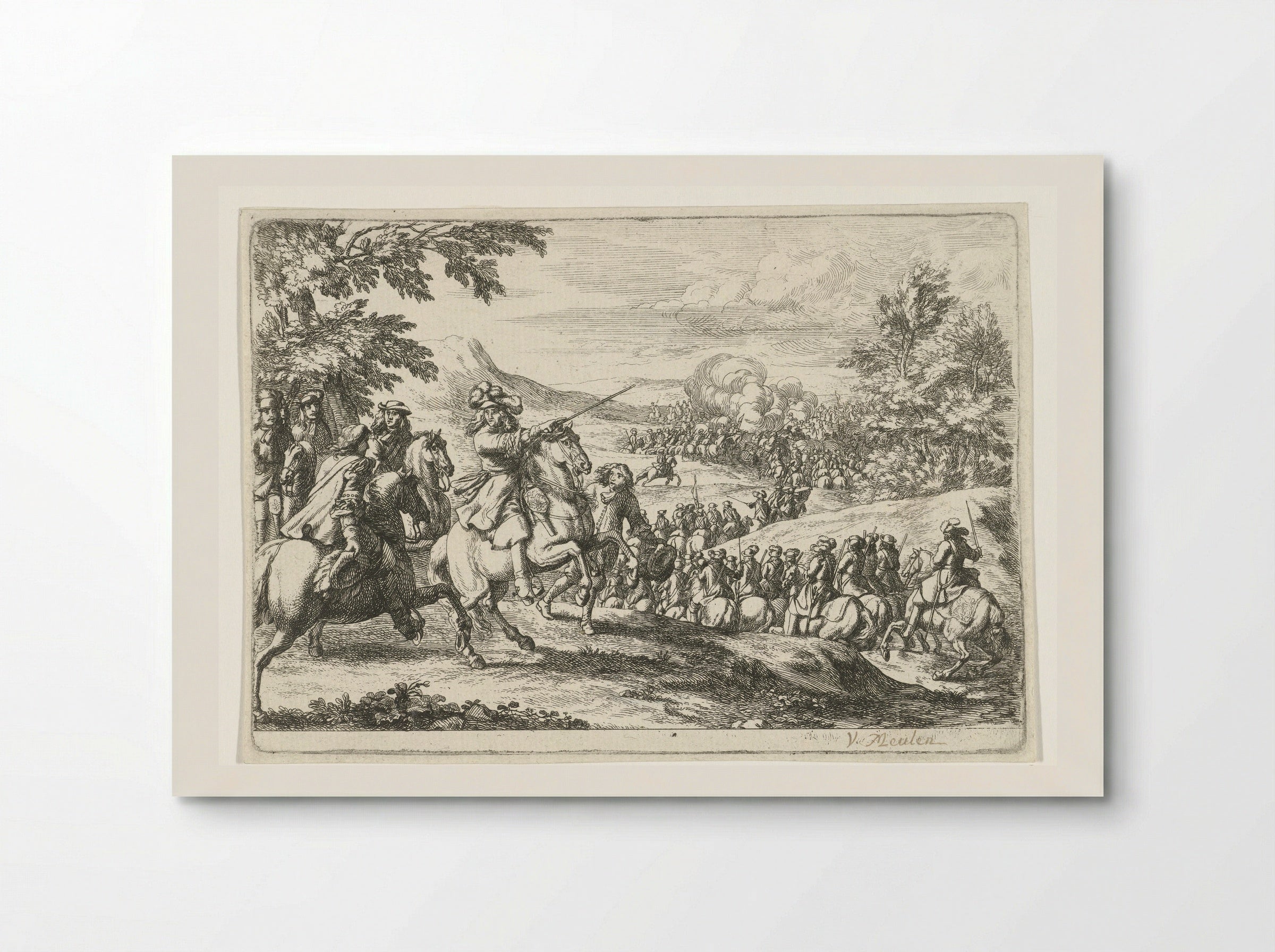 Optrekkende cavalerie - Jan van Huchtenburg - Poster