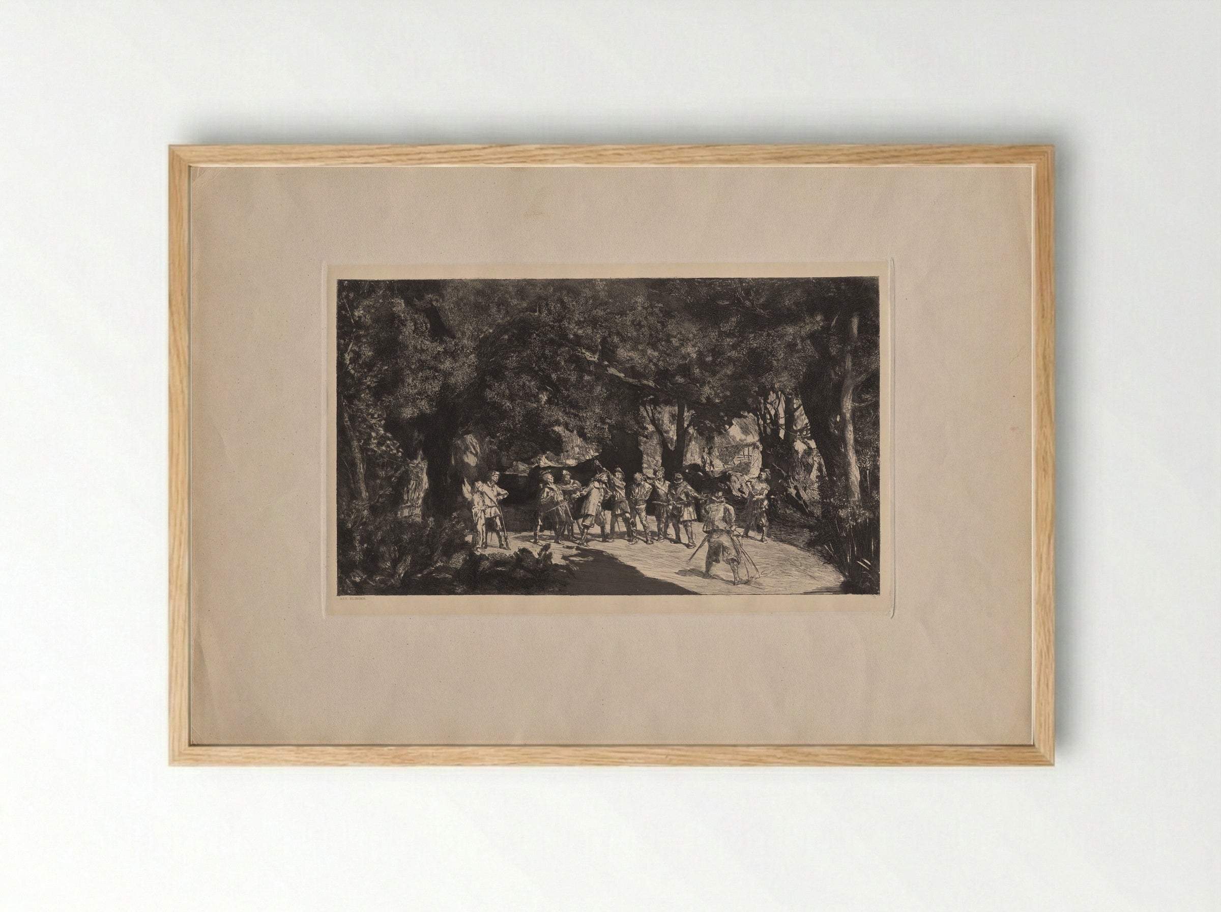 Opus IV: Intermezzi - Max Klinger - Framed Print Wood