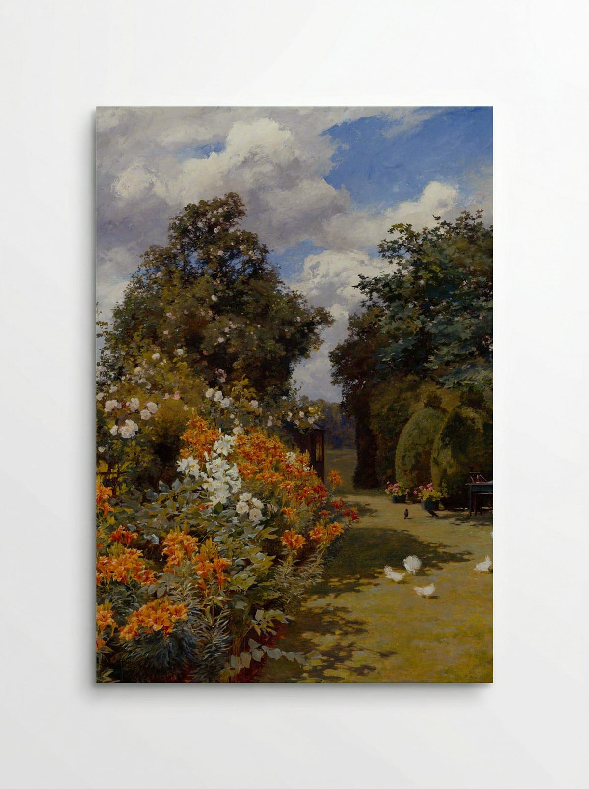 Orange Lilies, Broadway, Worcestershire - Alfred Parsons - Poster