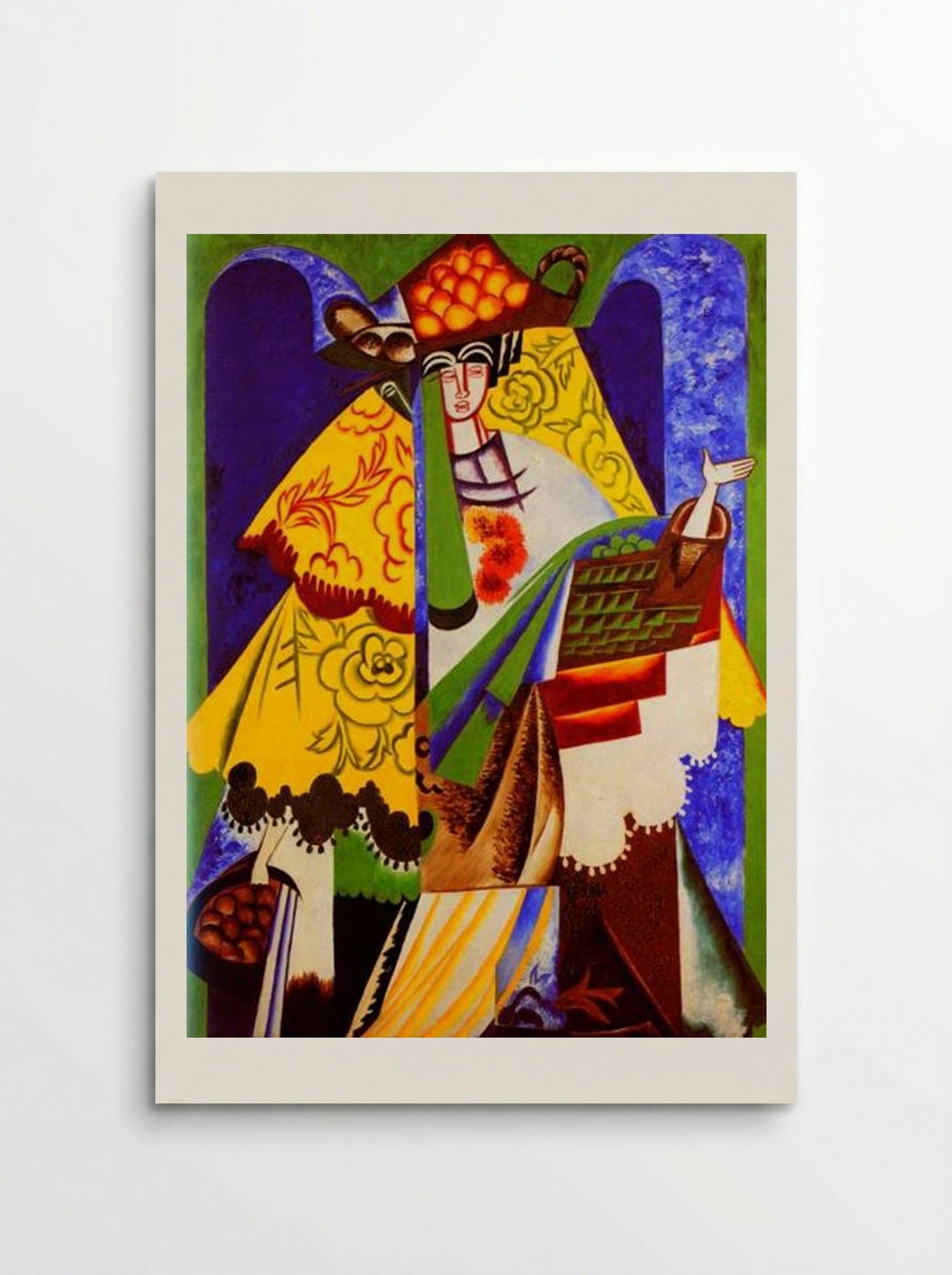 Orange Vendor, Spain - Natalia Goncharova - Poster