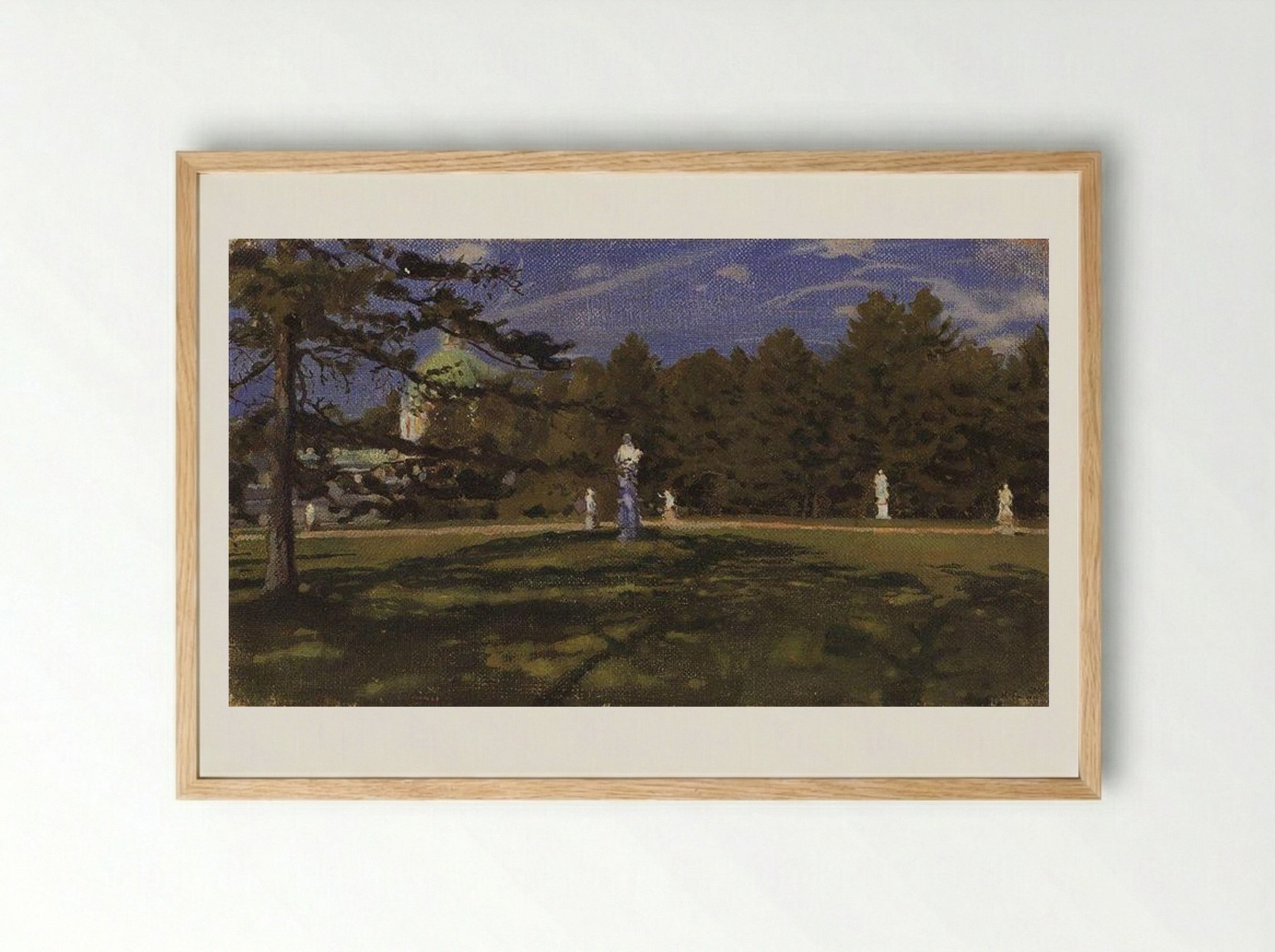 Oranienbaum - Konstantin Somov - Framed Print Wood