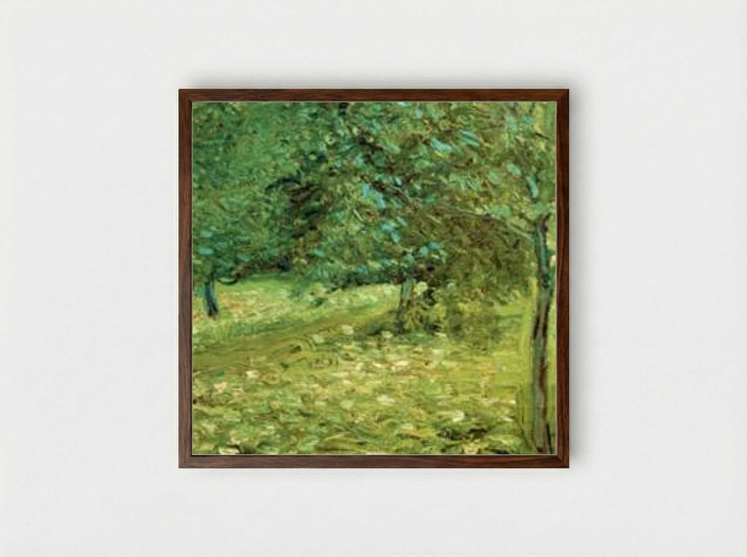 Orchard - Richard Gerstl - Framed Print Dark Wood