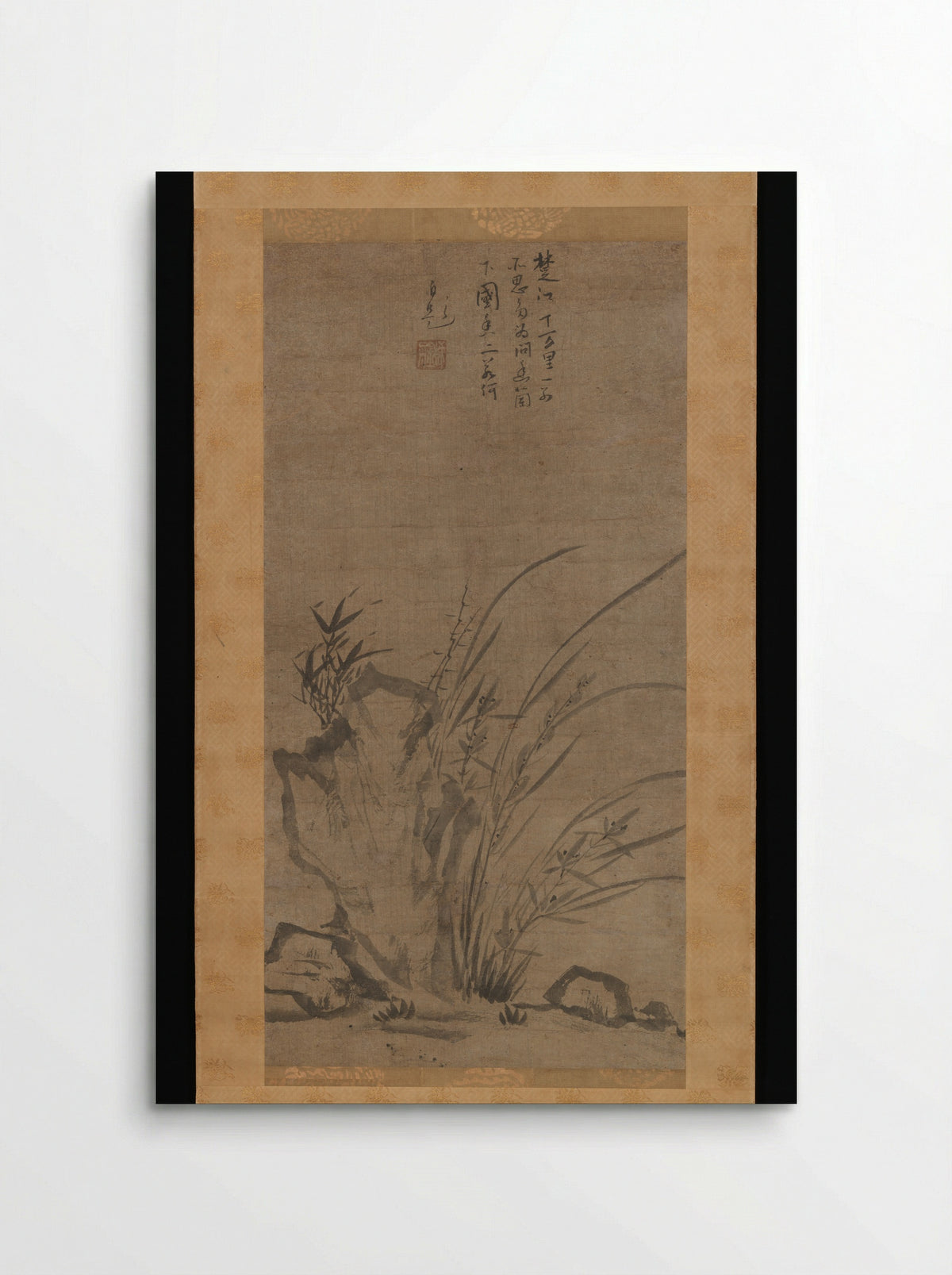 Orchids, Bamboo, Briars, and Rocks - Tesshū Tokusai - Poster