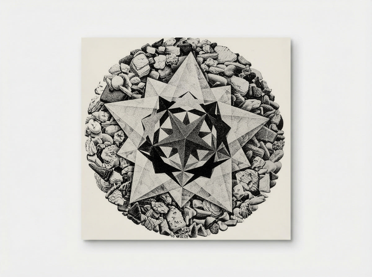 Order and Chaos II - M.C. Escher - Poster