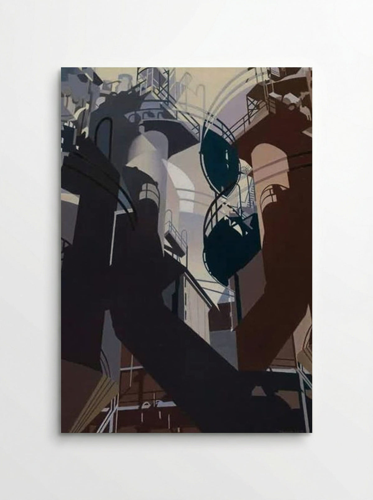 Ore Into Iron - Charles Sheeler - Poster