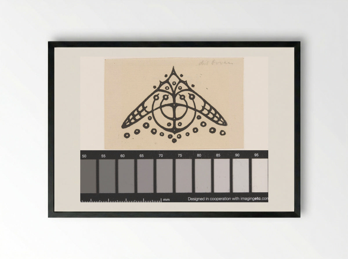 Ornament - Julie de Graag - Framed Print Black
