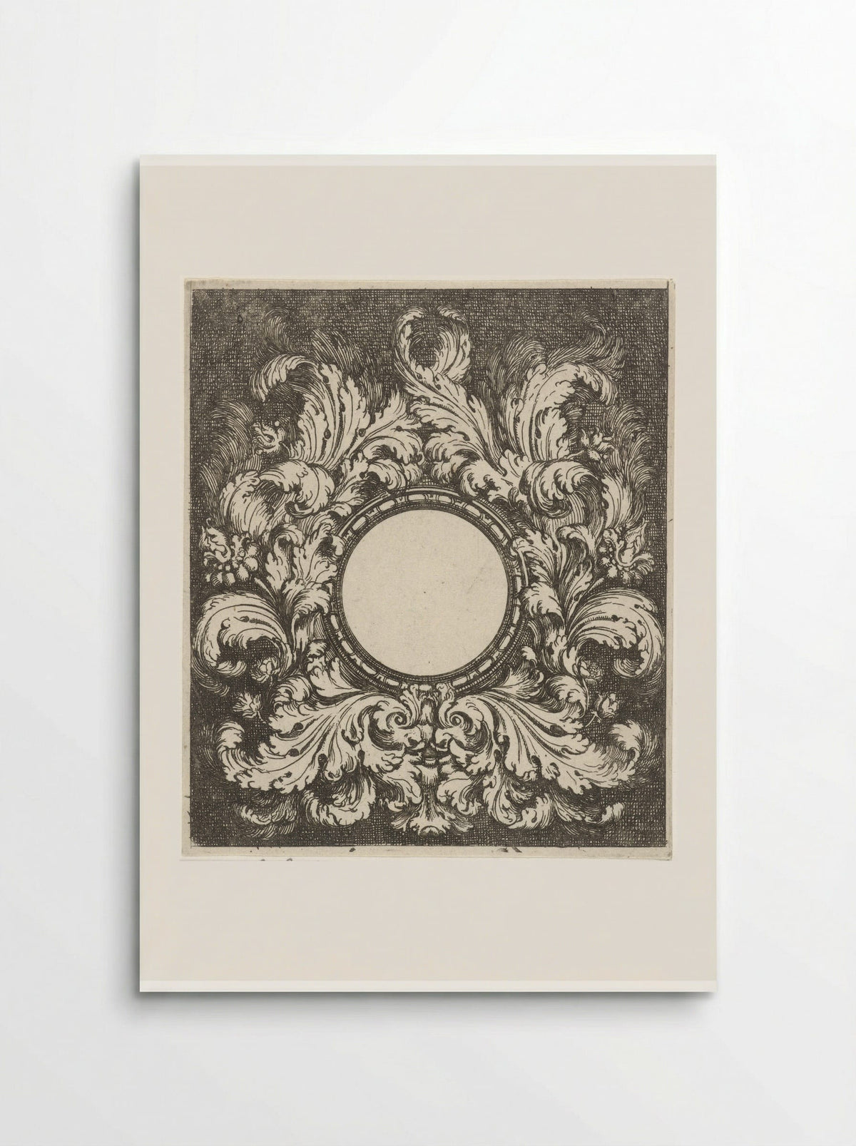Ornamenteel medaillon - Gerard de Lairesse - Poster
