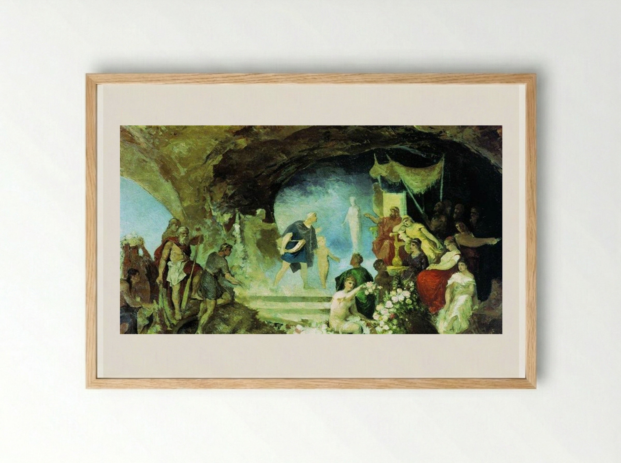 Orpheus in the Underworld - Henryk Siemiradzki - Framed Print Wood