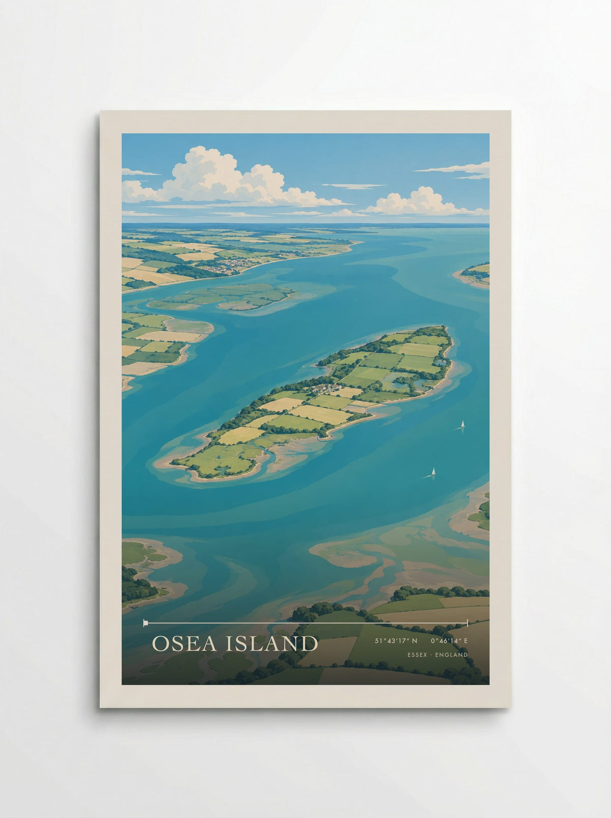 Osea Island, Essex | Travel Poster - Poster