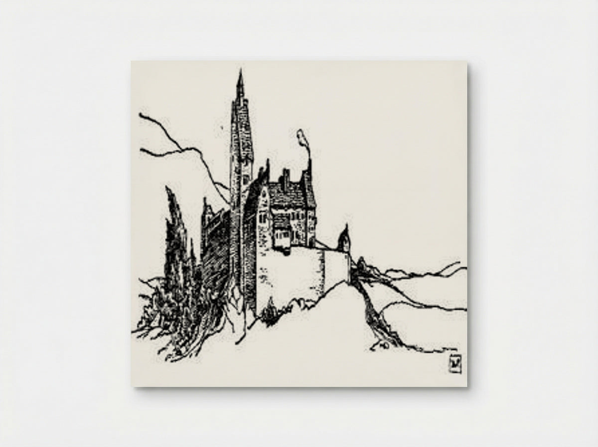 Otto of the Silver Hand: The Castle of Drachenhausen - Howard Pyle - Poster