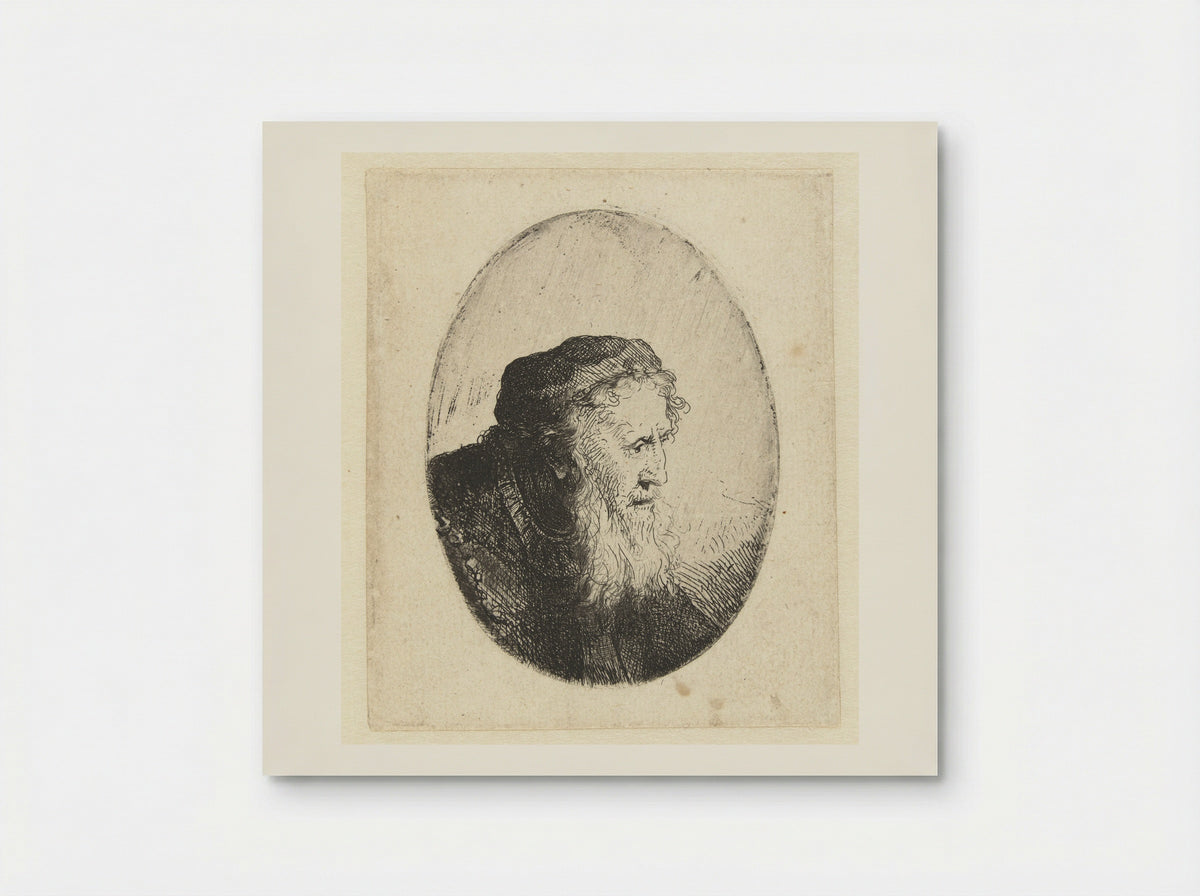 Oude man met baard - Ferdinand Bol - Poster