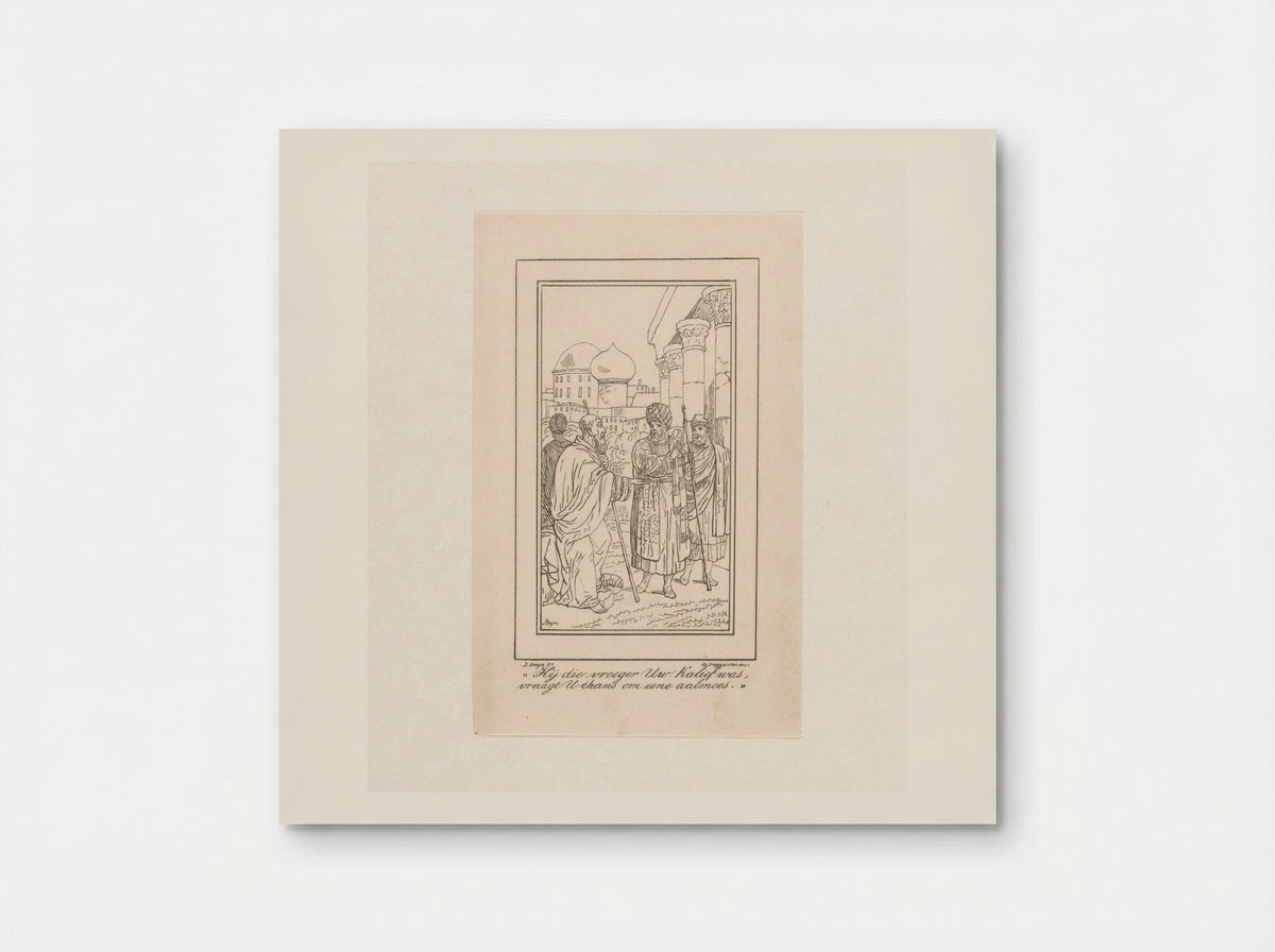 Oudkalief als bedelaar - Cornelis Johannes Koster - Poster