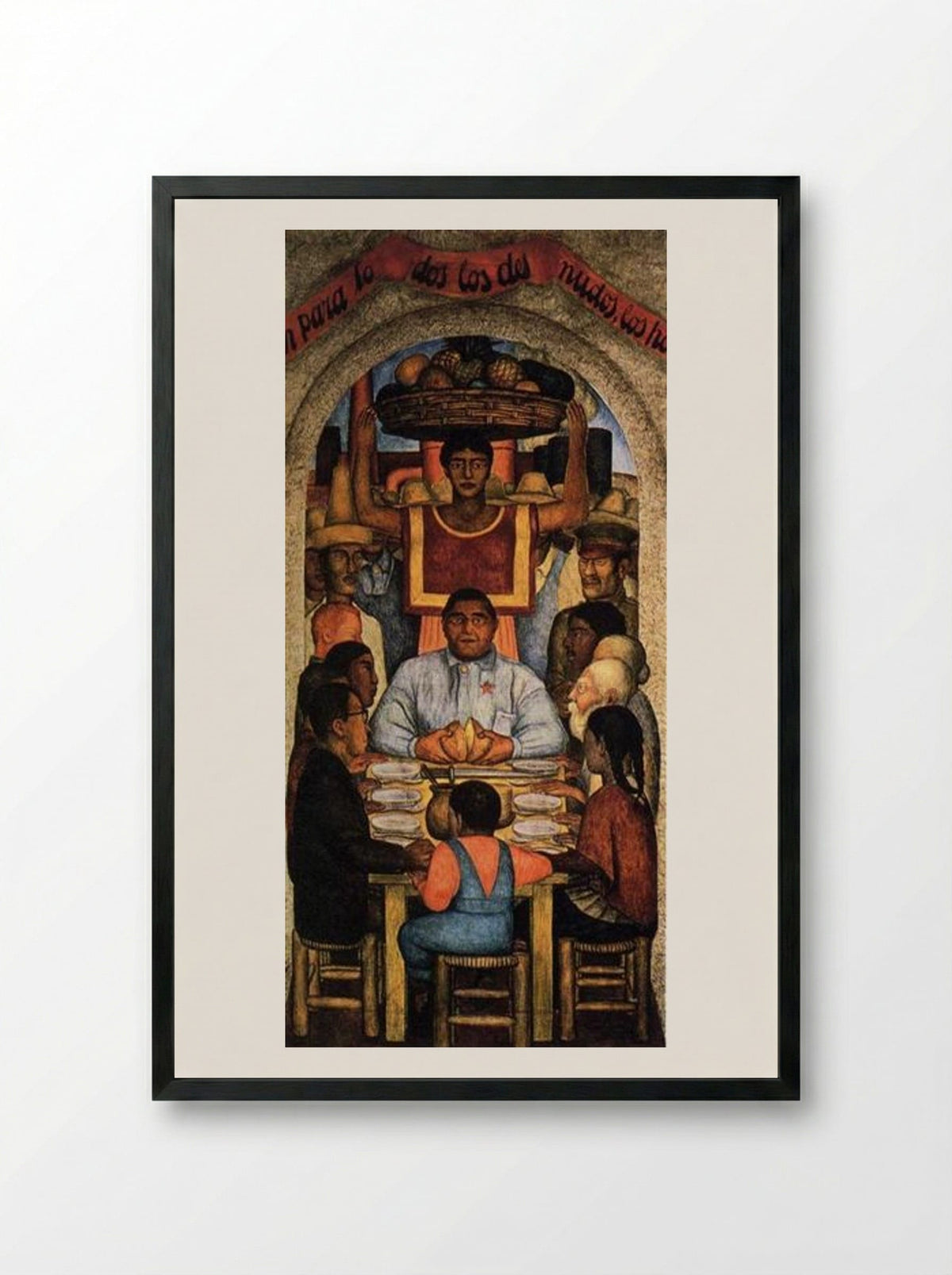 Our Bread - Diego Rivera - Framed Print Black
