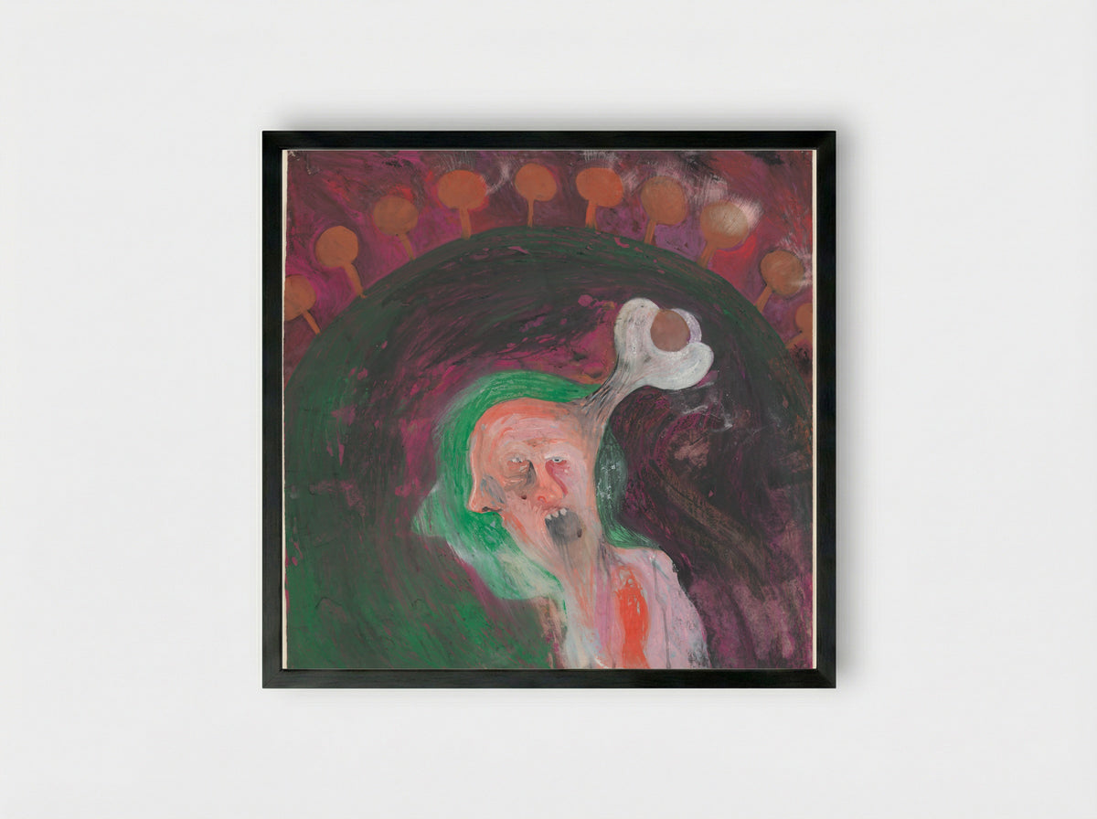 Out in the evening II - Breyten Breytenbach - Framed Print Black