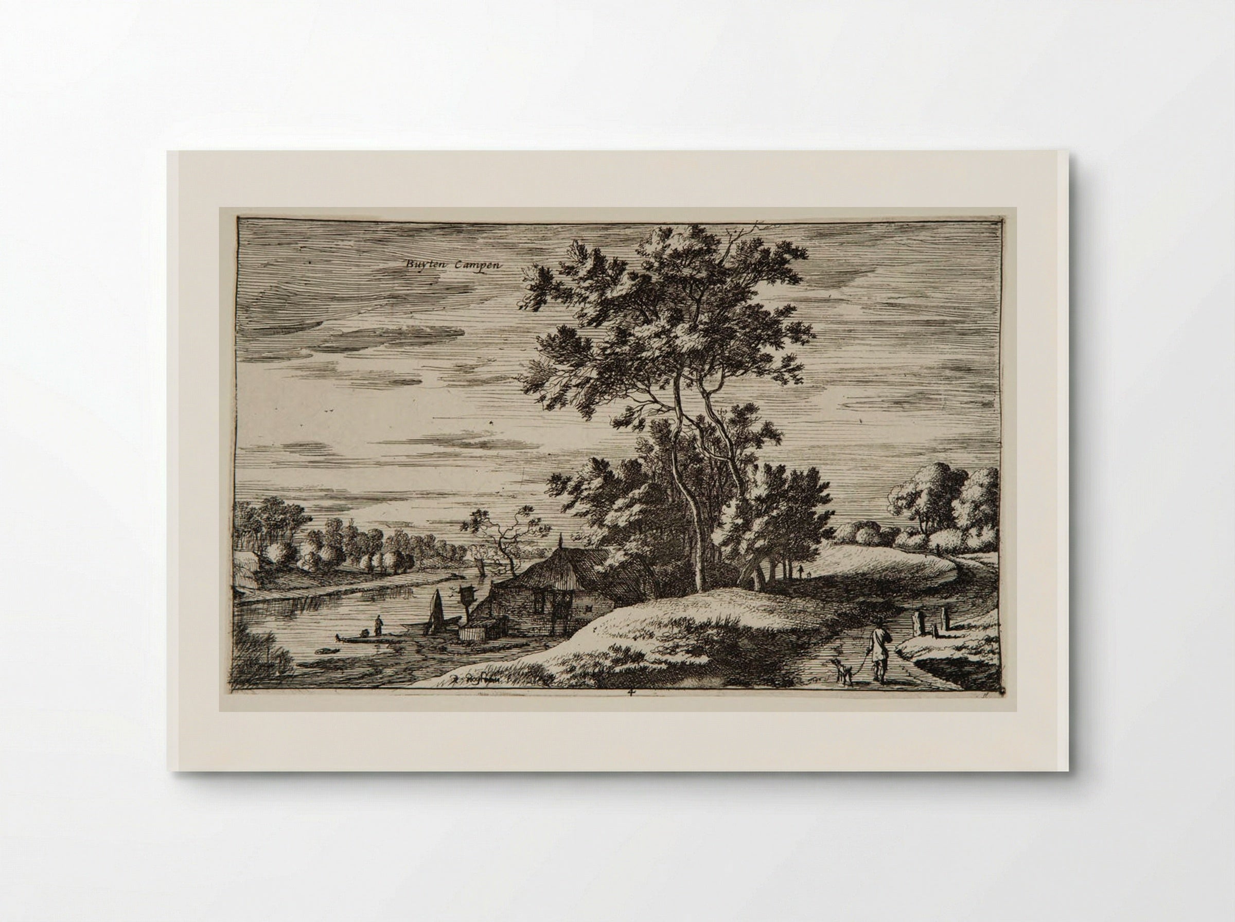 Outside Campen - Roelant Roghman - Poster