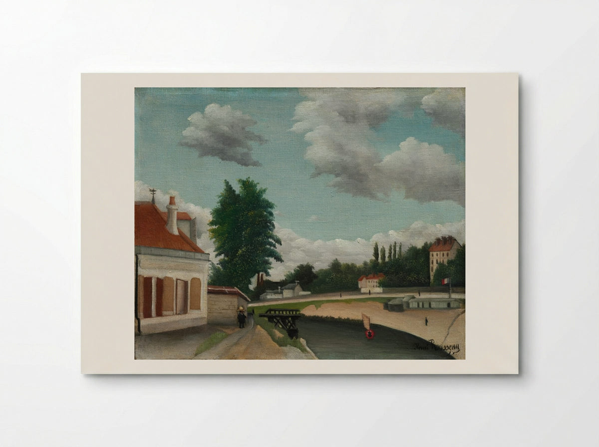 Outskirts of Paris - Henri Rousseau - Poster
