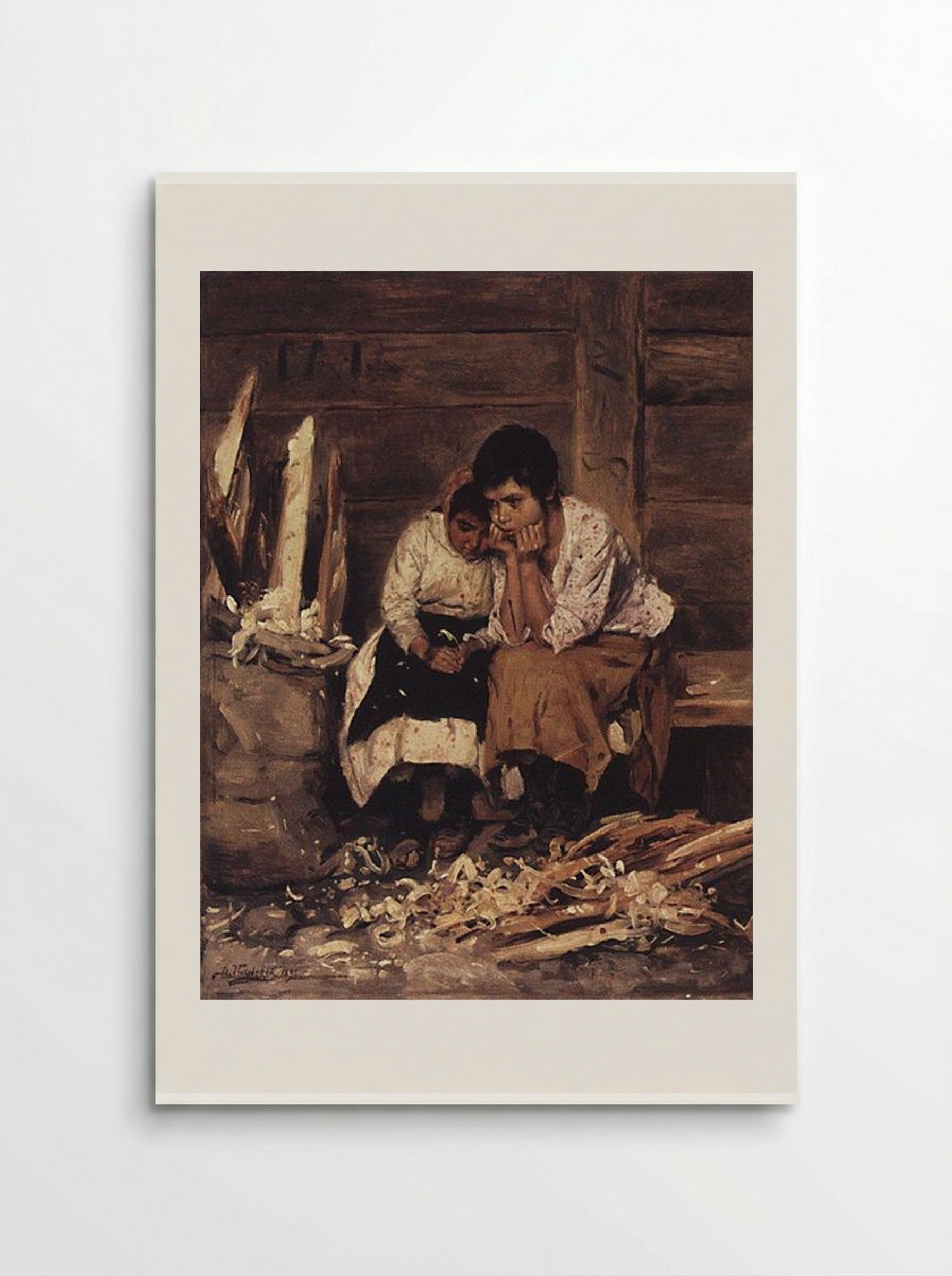 Over the Chips - Vladimir Makovsky - Poster