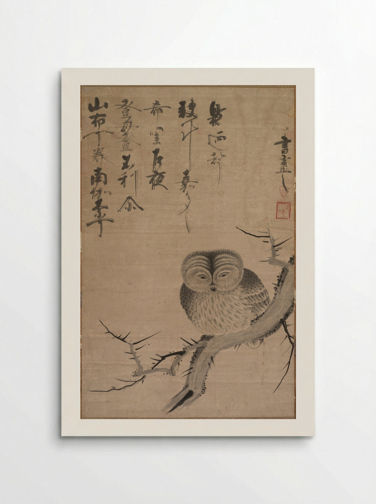 Owl - Tsuda Bensaku - Poster