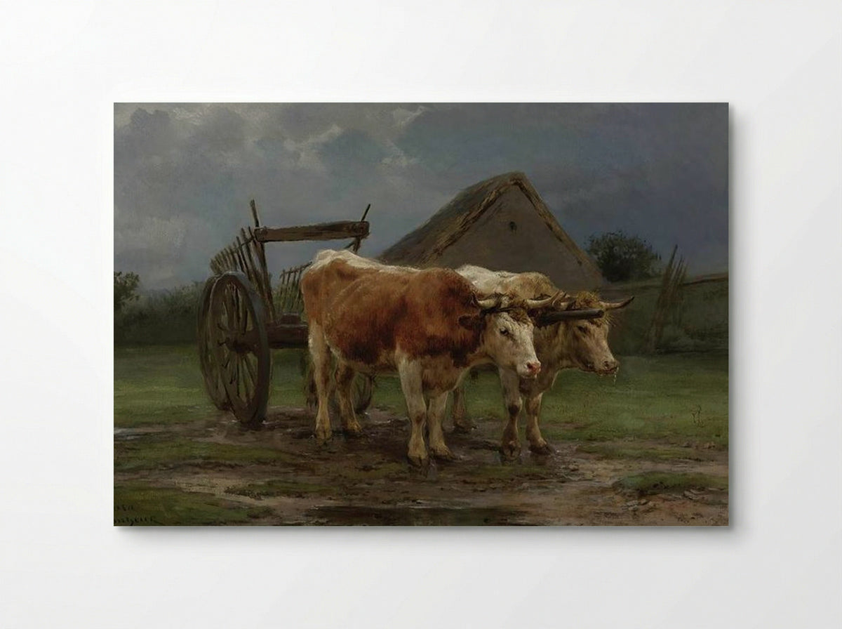 Oxen Pulling a Cart - Rosa Bonheur - Poster