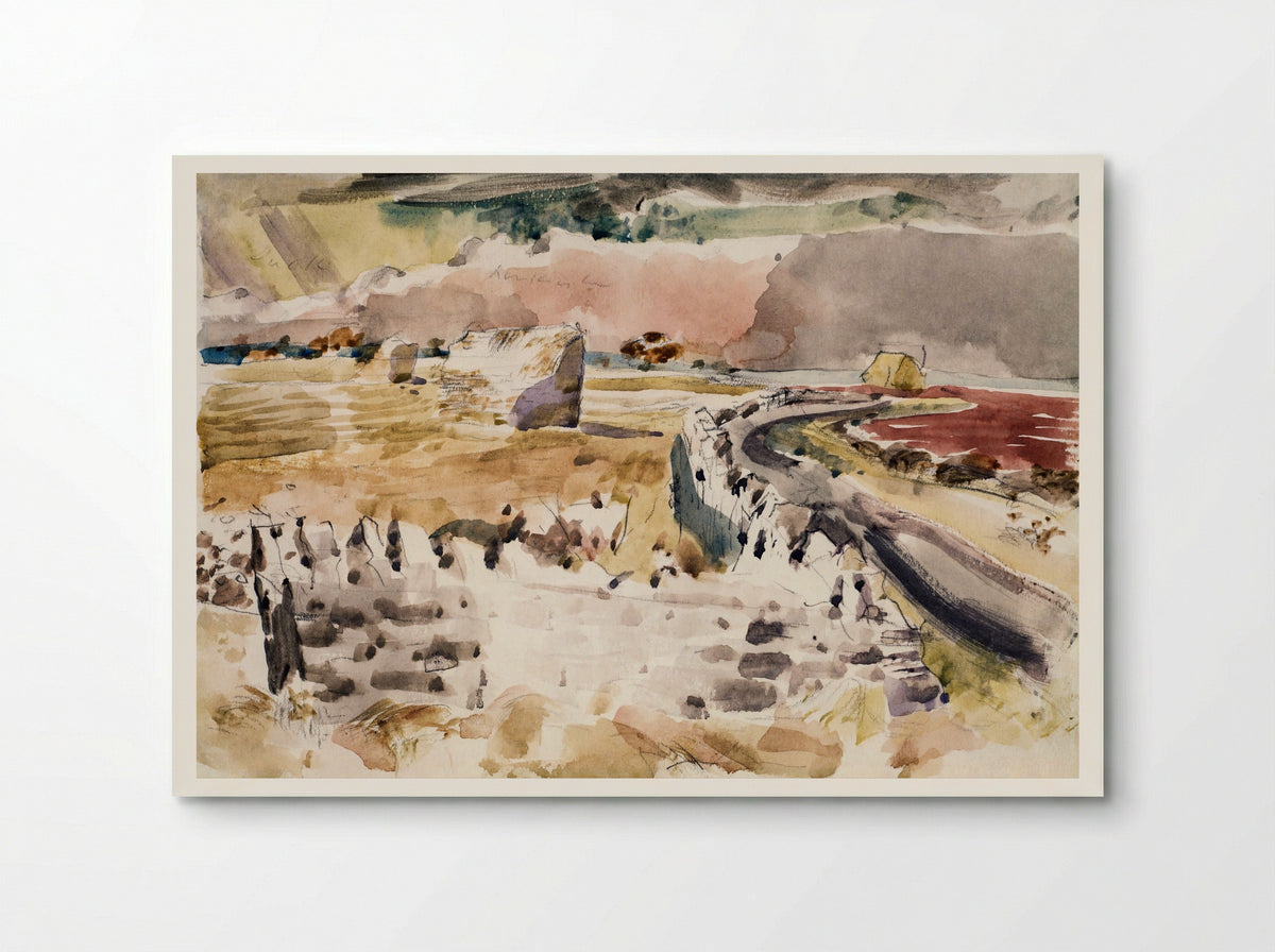 Oxfordshire Landscape - Paul Nash - Poster