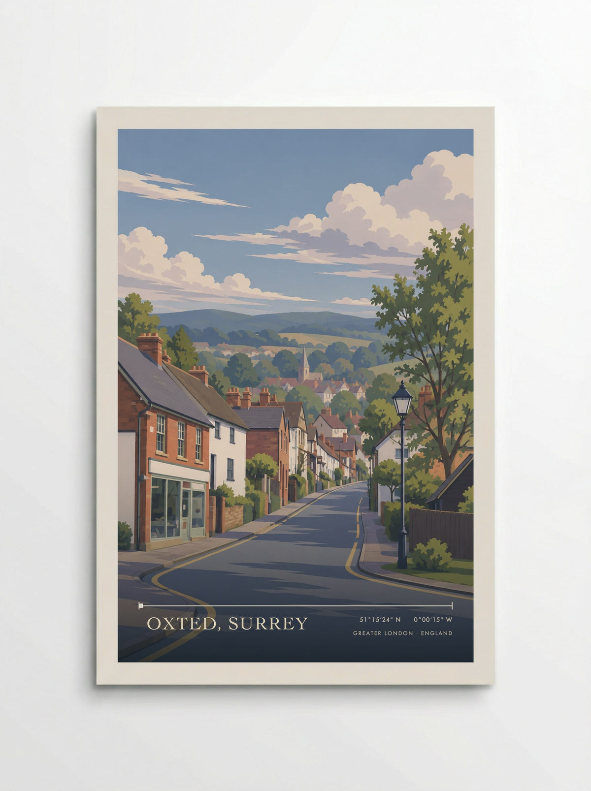 Oxted, Surrey, Greater London | Travel Poster - Poster