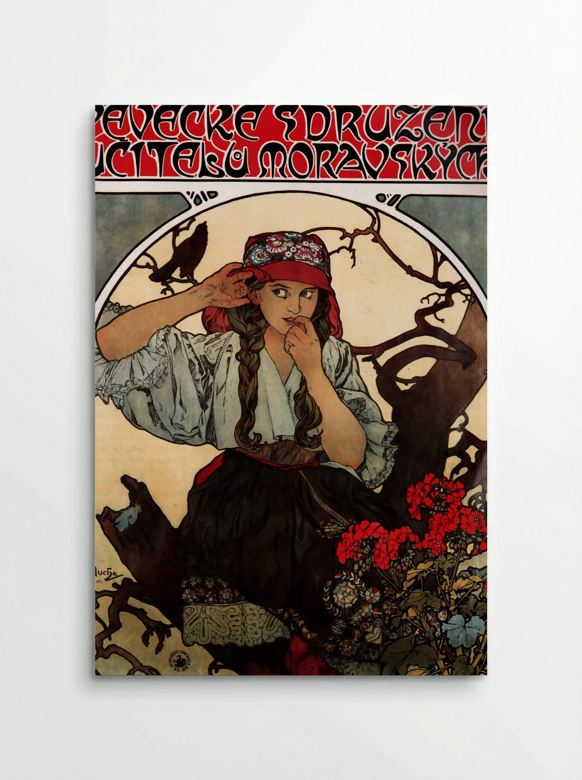 Pěvecké sdružení učitelů moravských - Alphonse Mucha - Poster