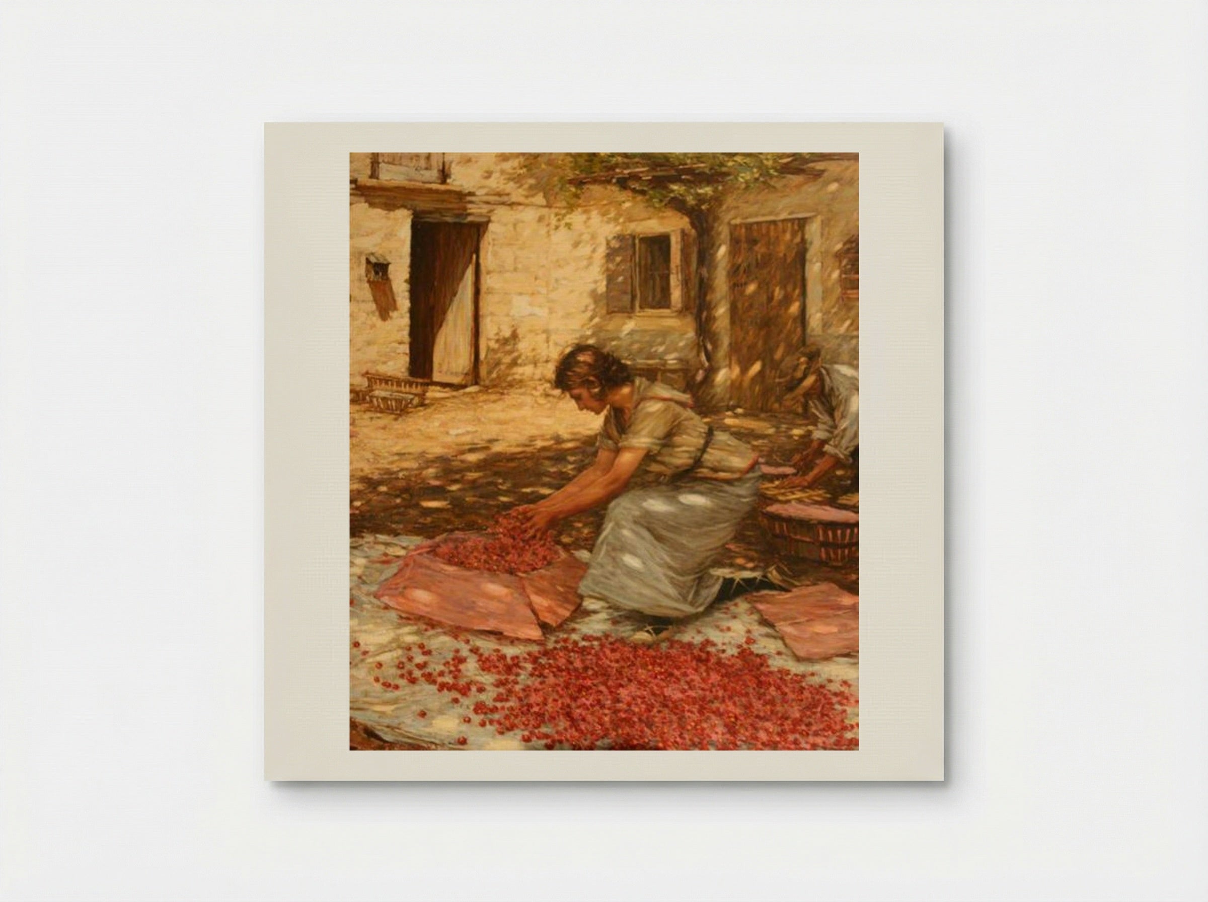Packing Cherries in Provence, France - Henry Herbert La Thangue - Poster