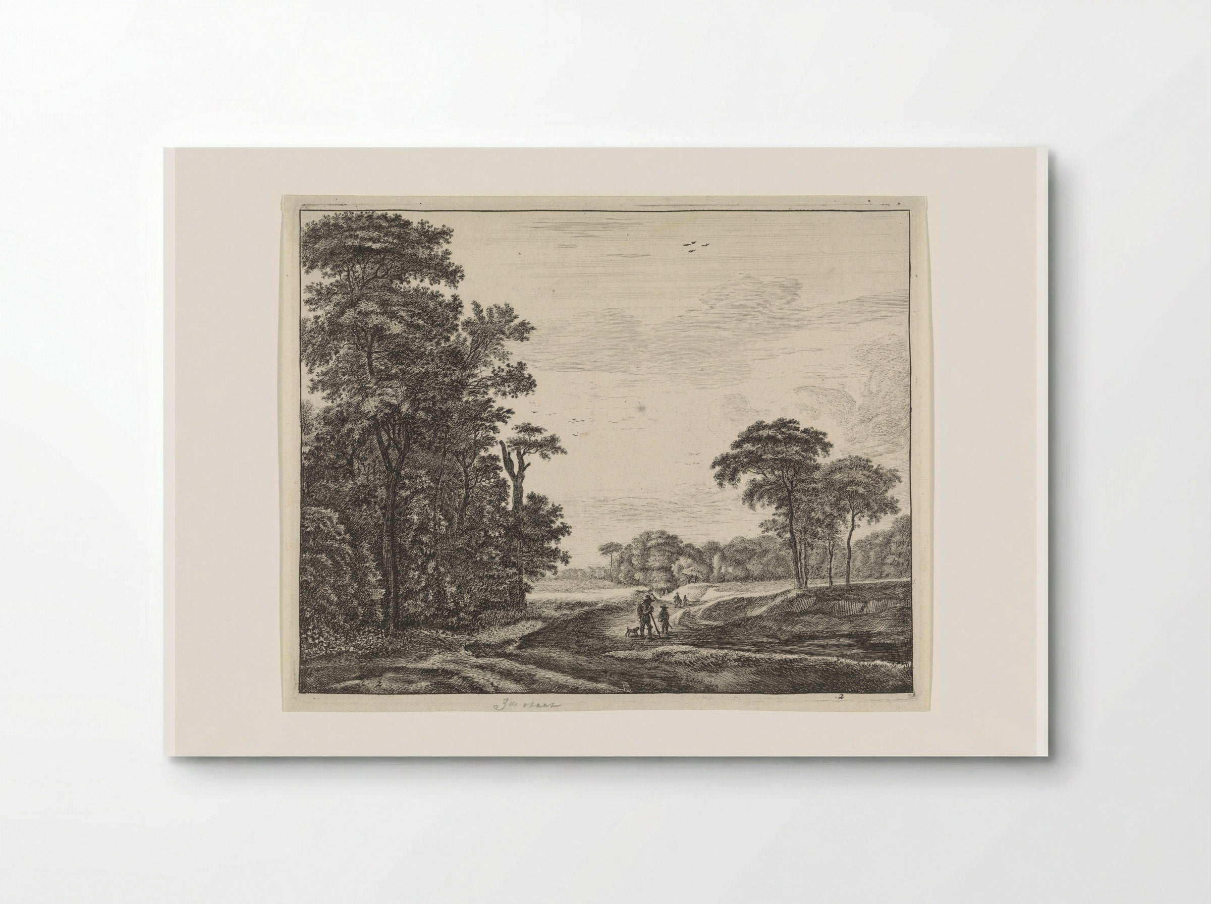 Pad aan de rand van het Haagse Bos - Roelant Roghman - Poster