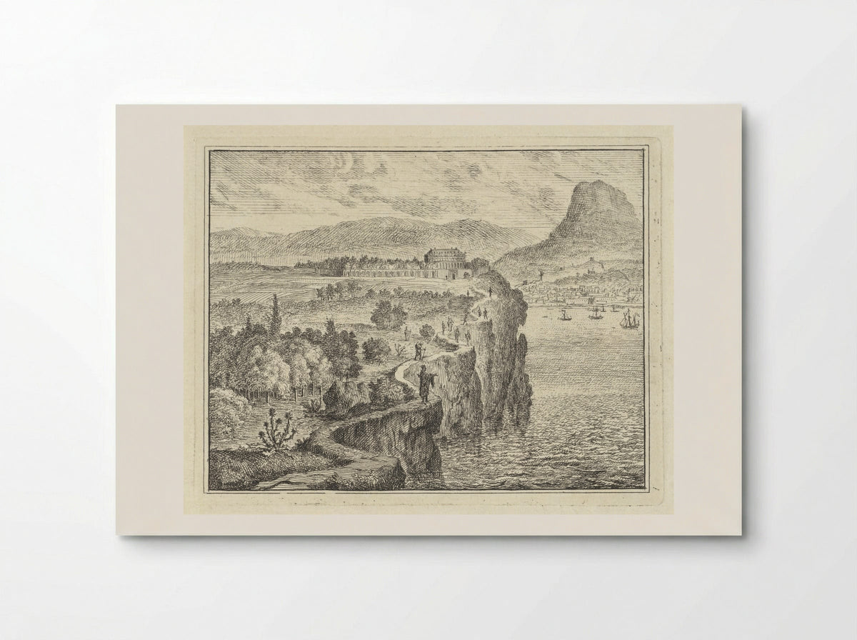 Pad langs kliffen - Vincent Laurensz. van der Vinne (II) - Poster