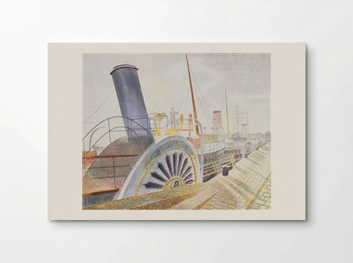 Paddle Steamer Britannie at Bristol Quay - Solis Prints - Poster