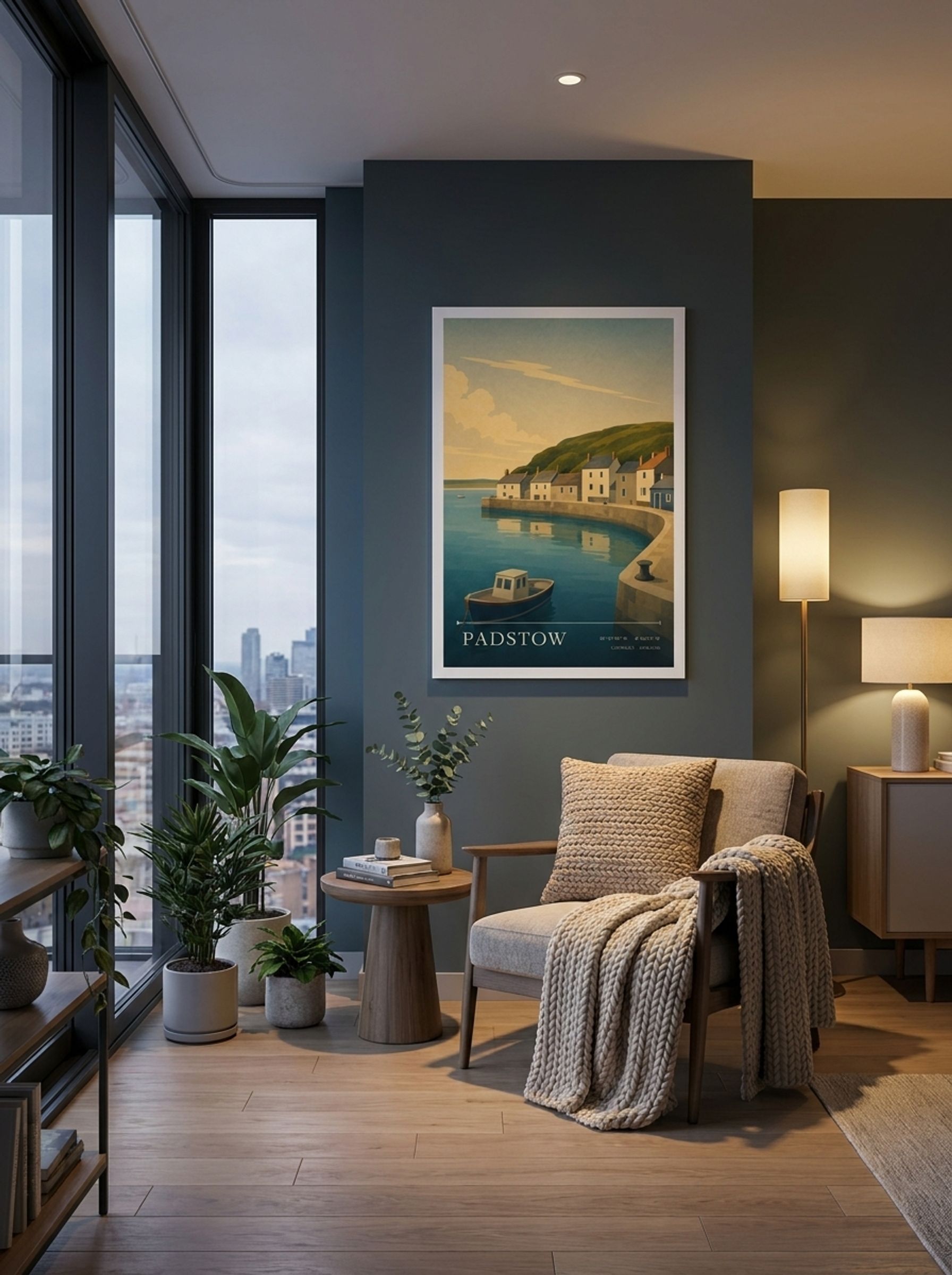 Padstow Cornwall England Travel Poster - Lifestyle