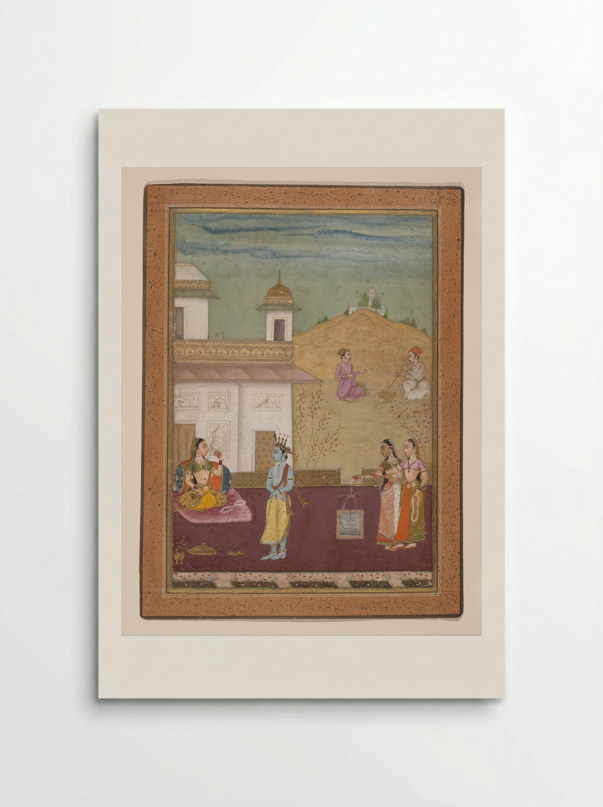 Page from a Dispersed Rasikapriya (Lover's Breviary) - Nuruddin - Poster