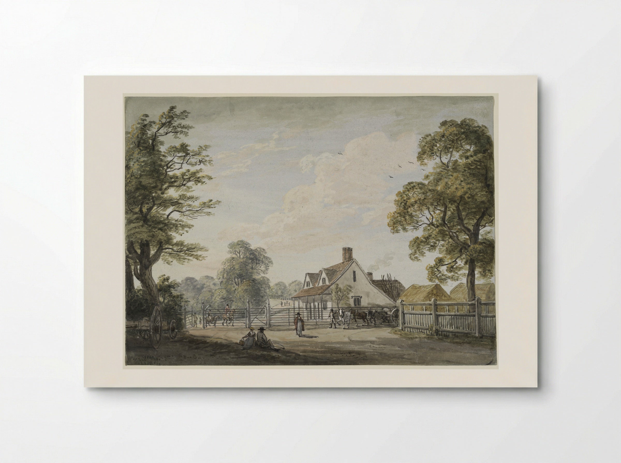 Page's Farm, Easton Park, Essex - Paul Sandby - Poster