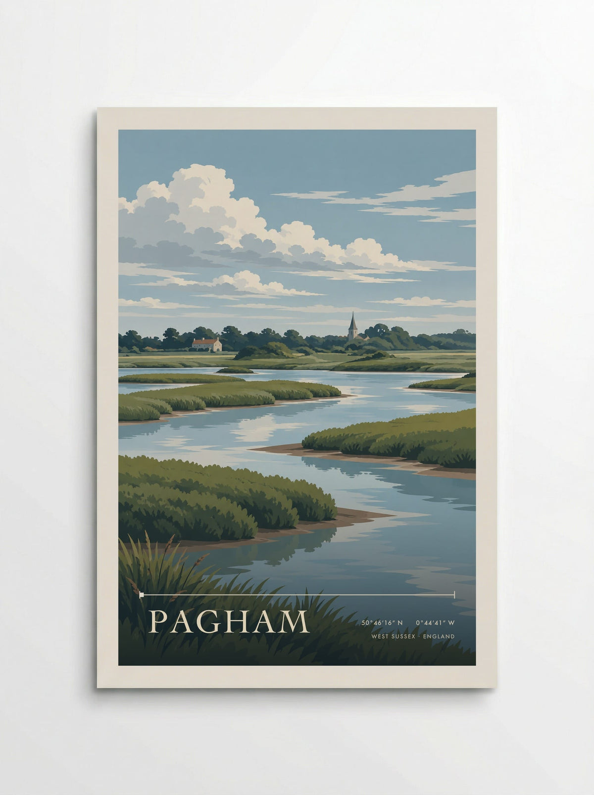Pagham, West Sussex | Travel Poster - Poster