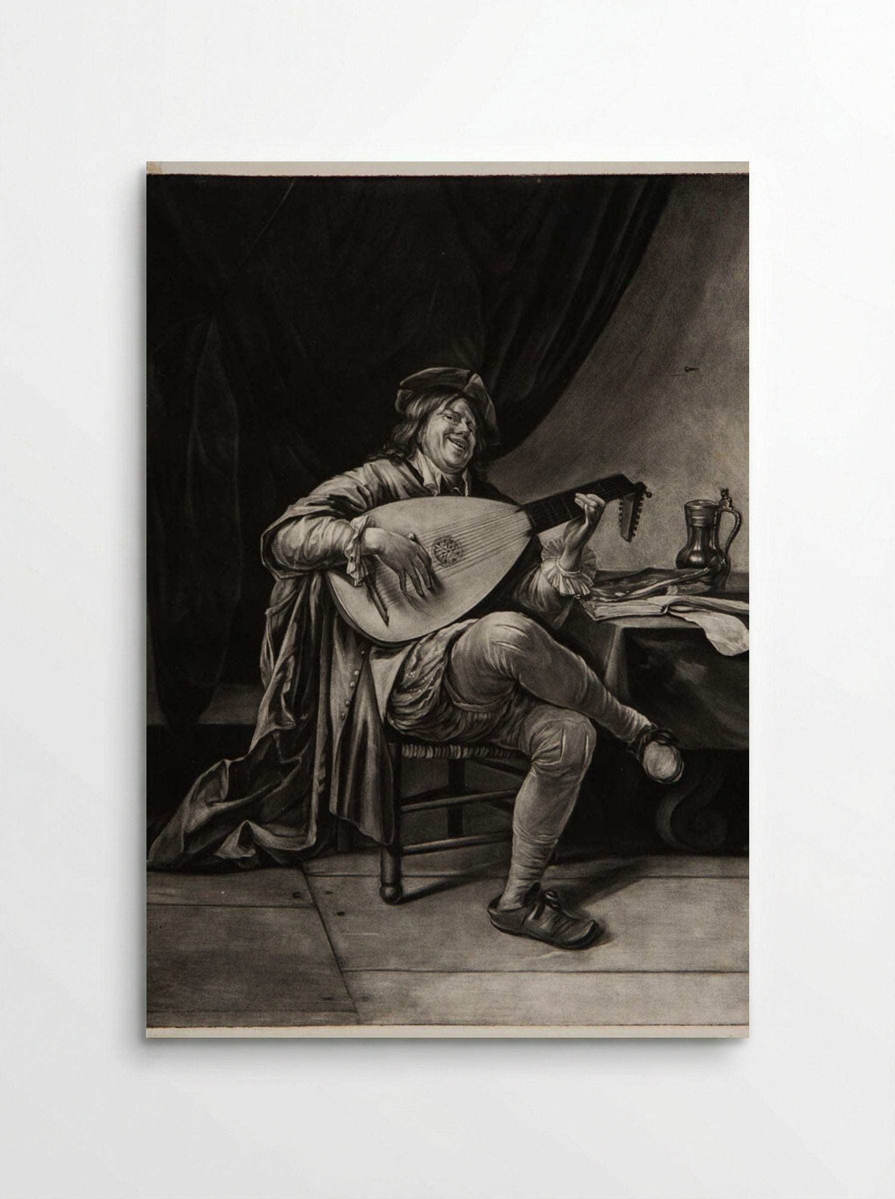 Painter Playing the Lute - Jacobus Gole - Poster