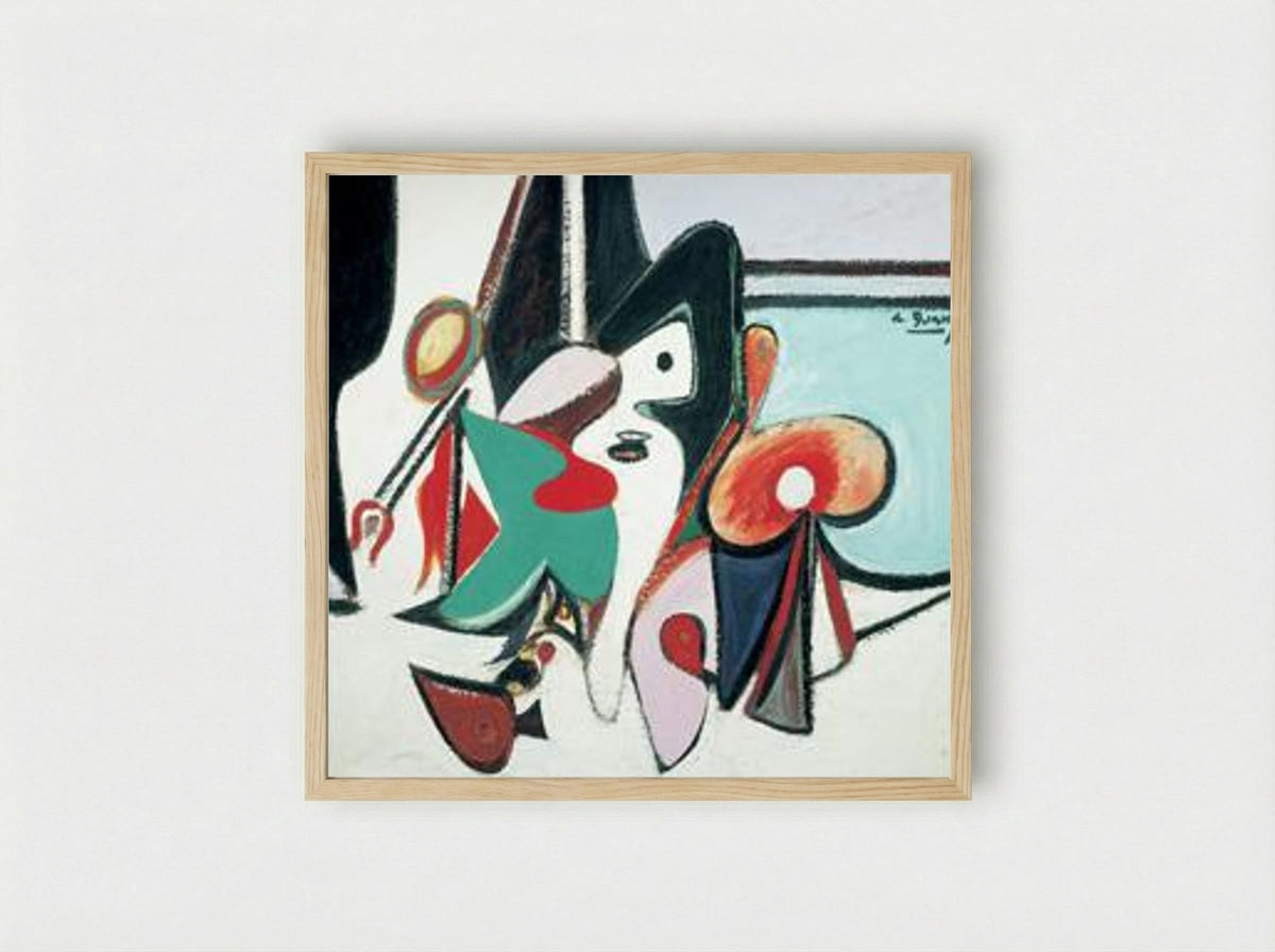 Painting (Arshile Gorky) - Arshile Gorky - Framed Print Wood