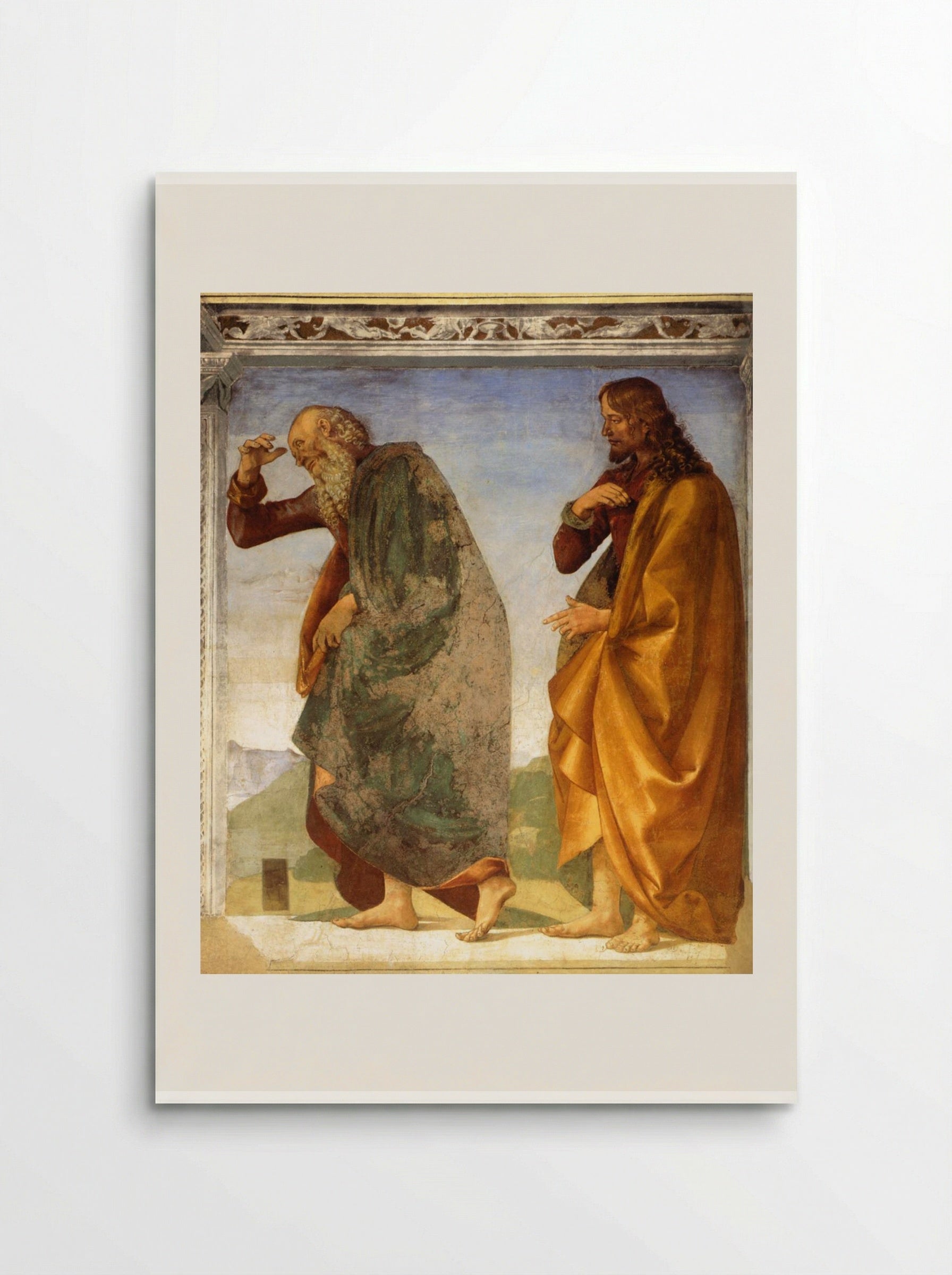 Pair of Apostles in Dispute - Luca Signorelli - Poster