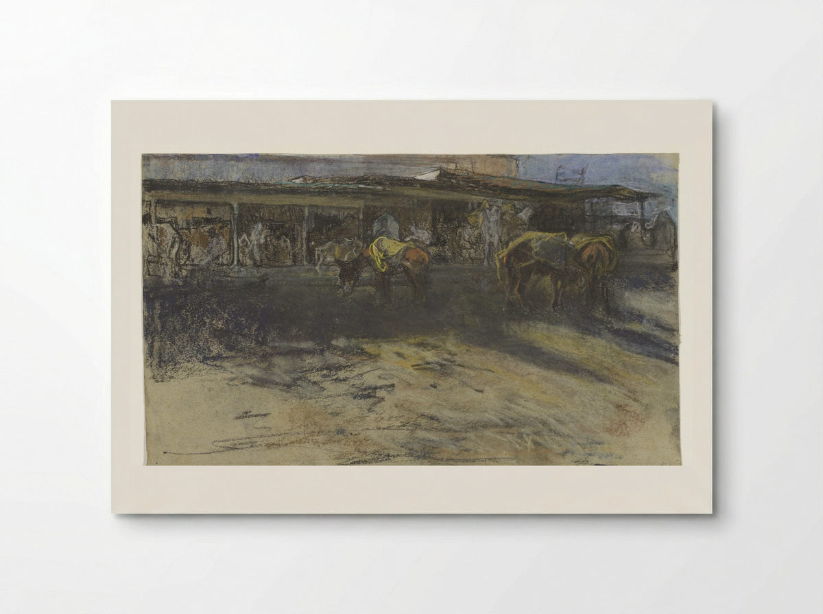 Pakezels op de Grote Markt te Tanger - Jac van Looij - Poster
