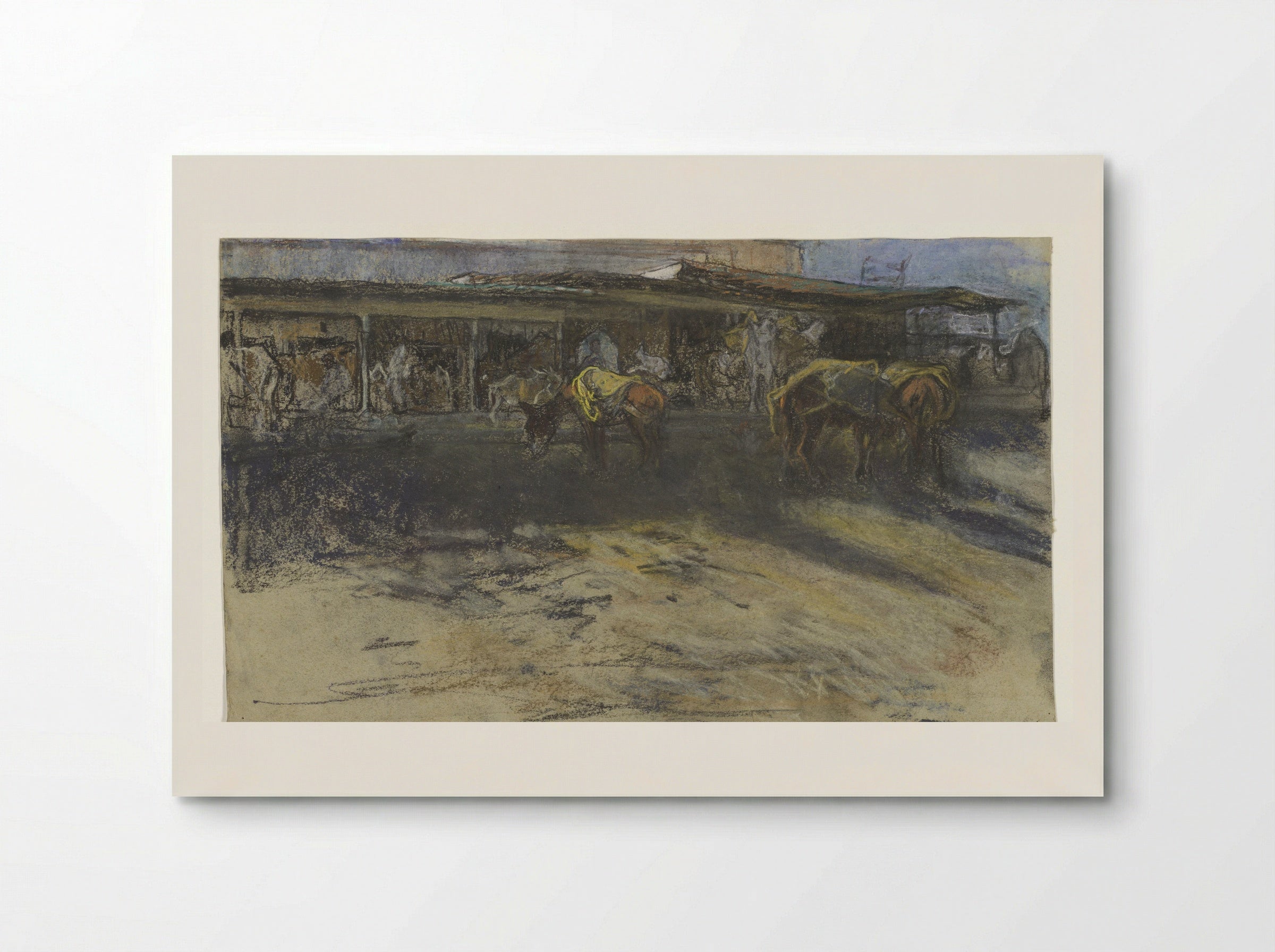 Pakezels op de Grote Markt te Tanger - Jac van Looij - Poster