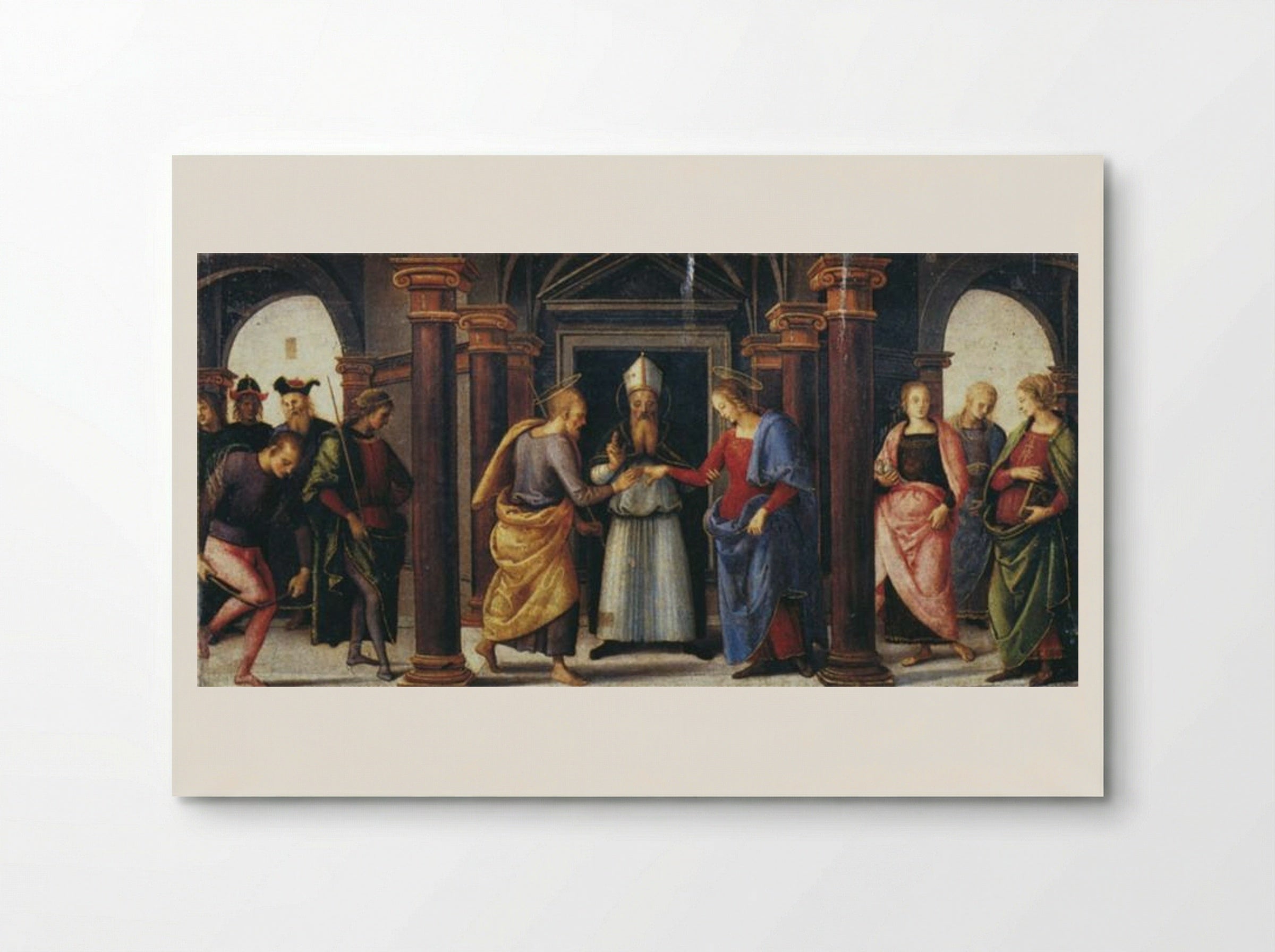 Pala di Fano (Marriage of the Virgin) - Pietro Perugino - Poster