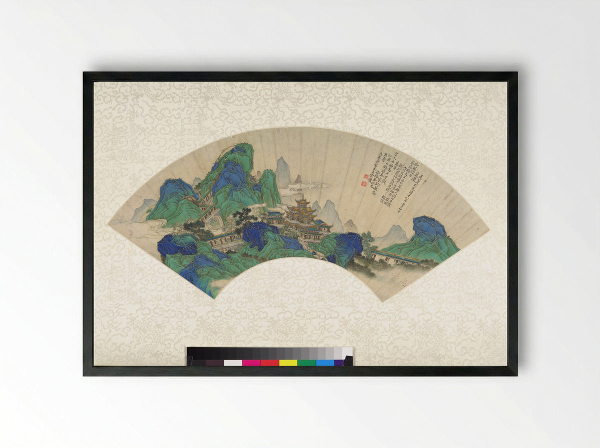 Palaces of the Immortals - Xu Yang - Framed Print Black