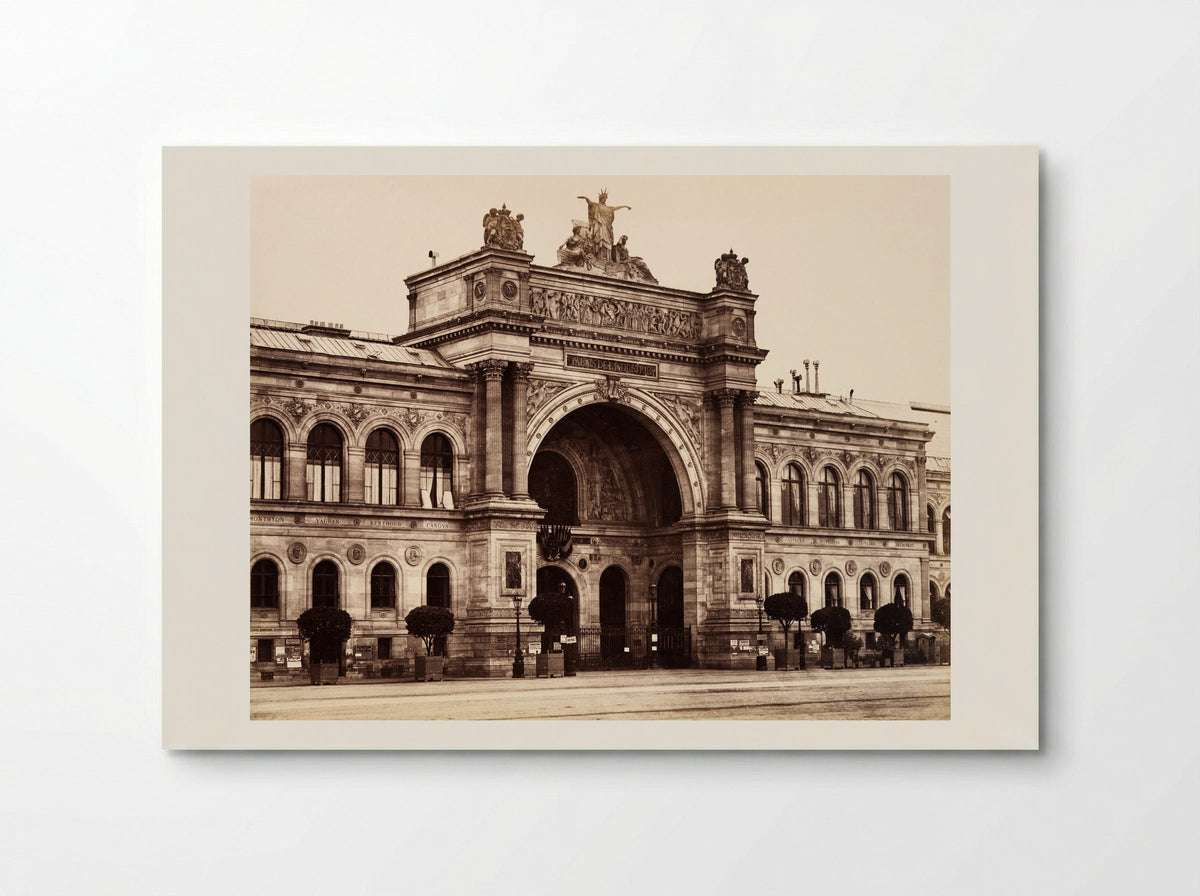 Palais de l'Industrie - Édouard Denis Baldus - Poster