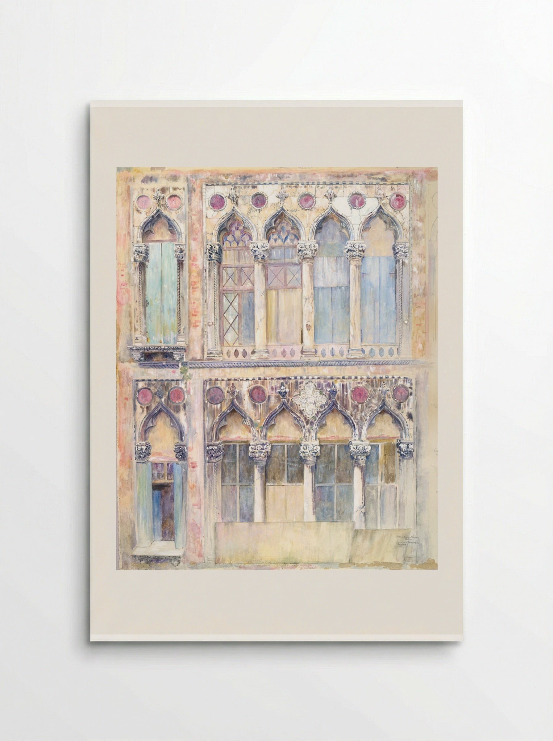 Palazzo Bernardo, Venice - Joseph Lindon Smith - Poster