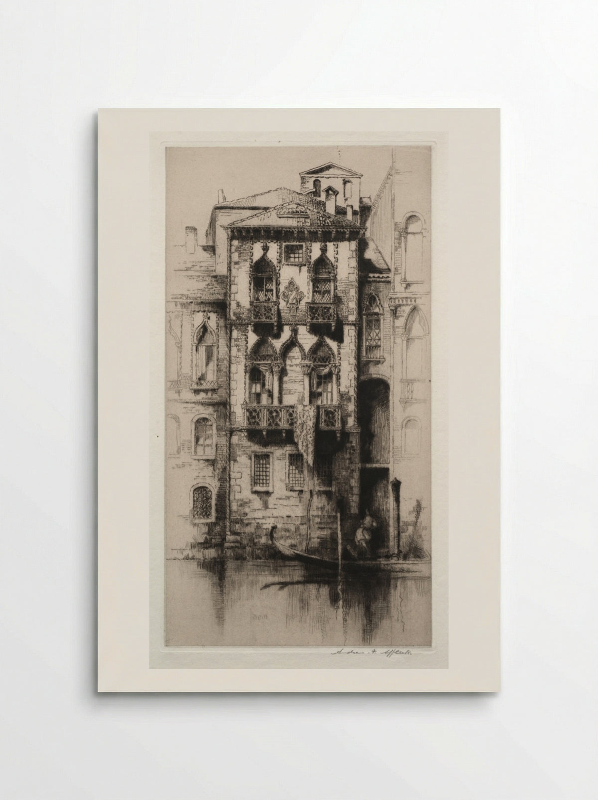 Palazzo Contanni, Venice - Andrew F. Affleck - Poster