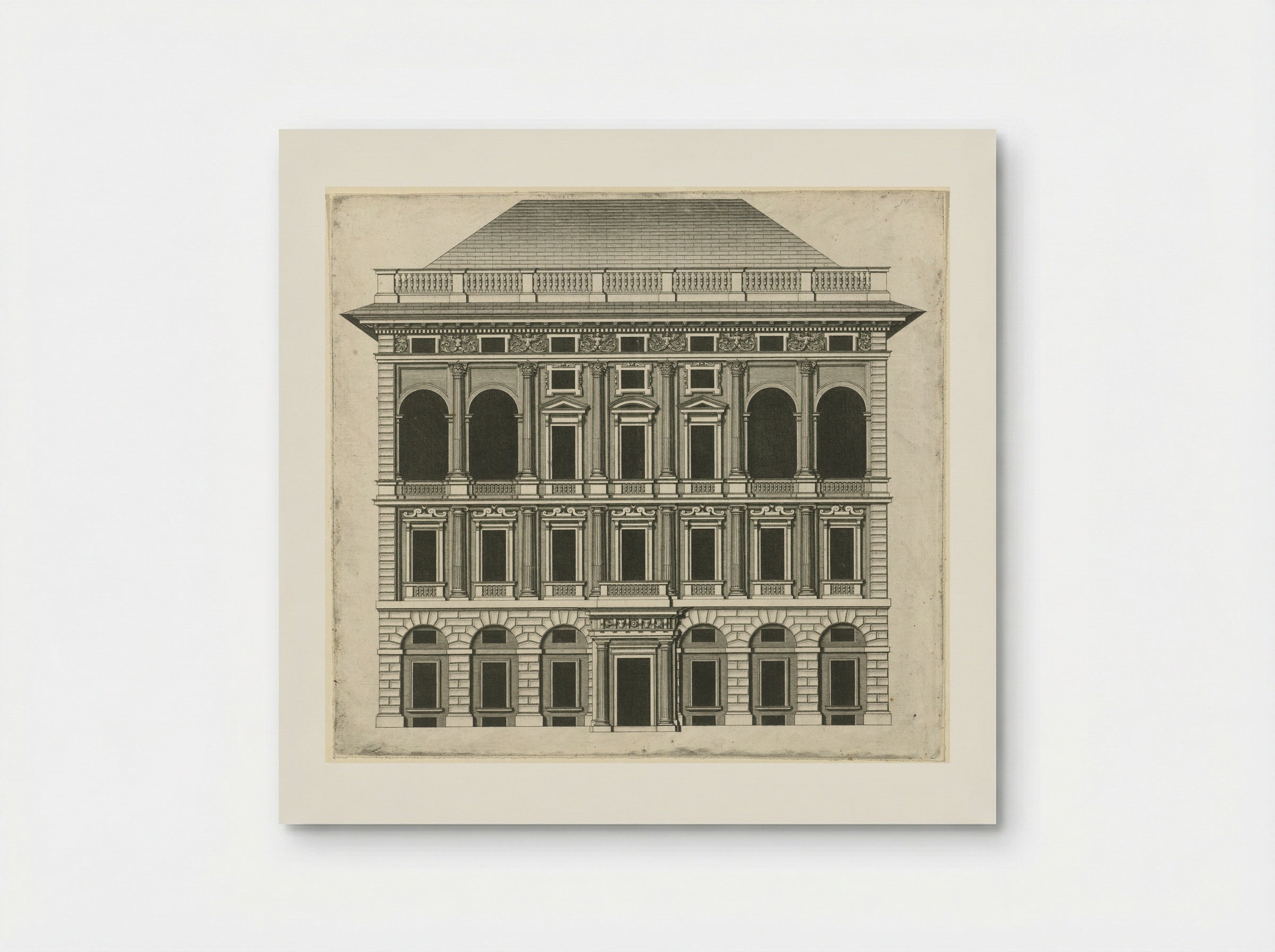 Palazzo Di Negro - Peter Paul Rubens - Poster